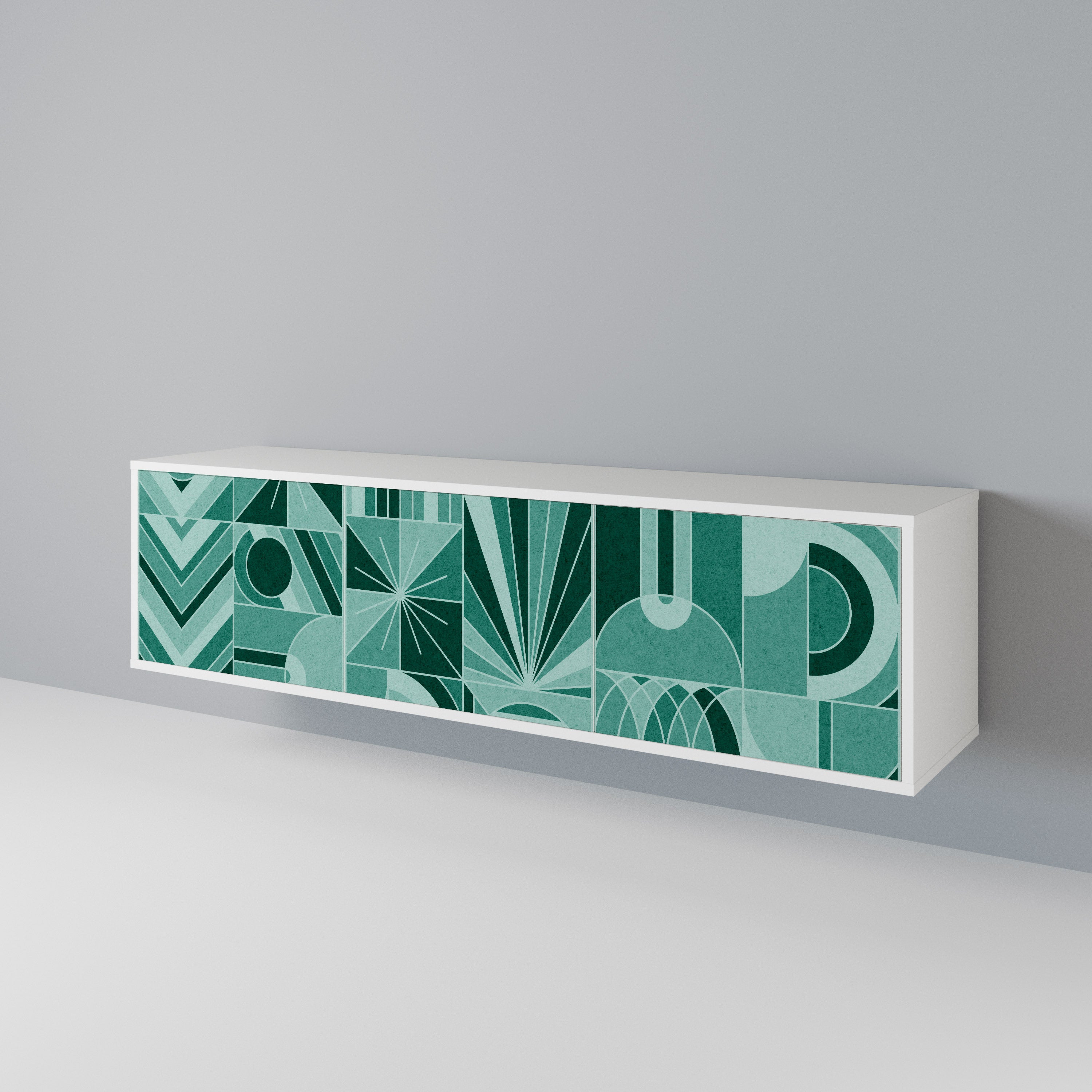 HARMONIC GRID Mueble de TV de 3 Puertas