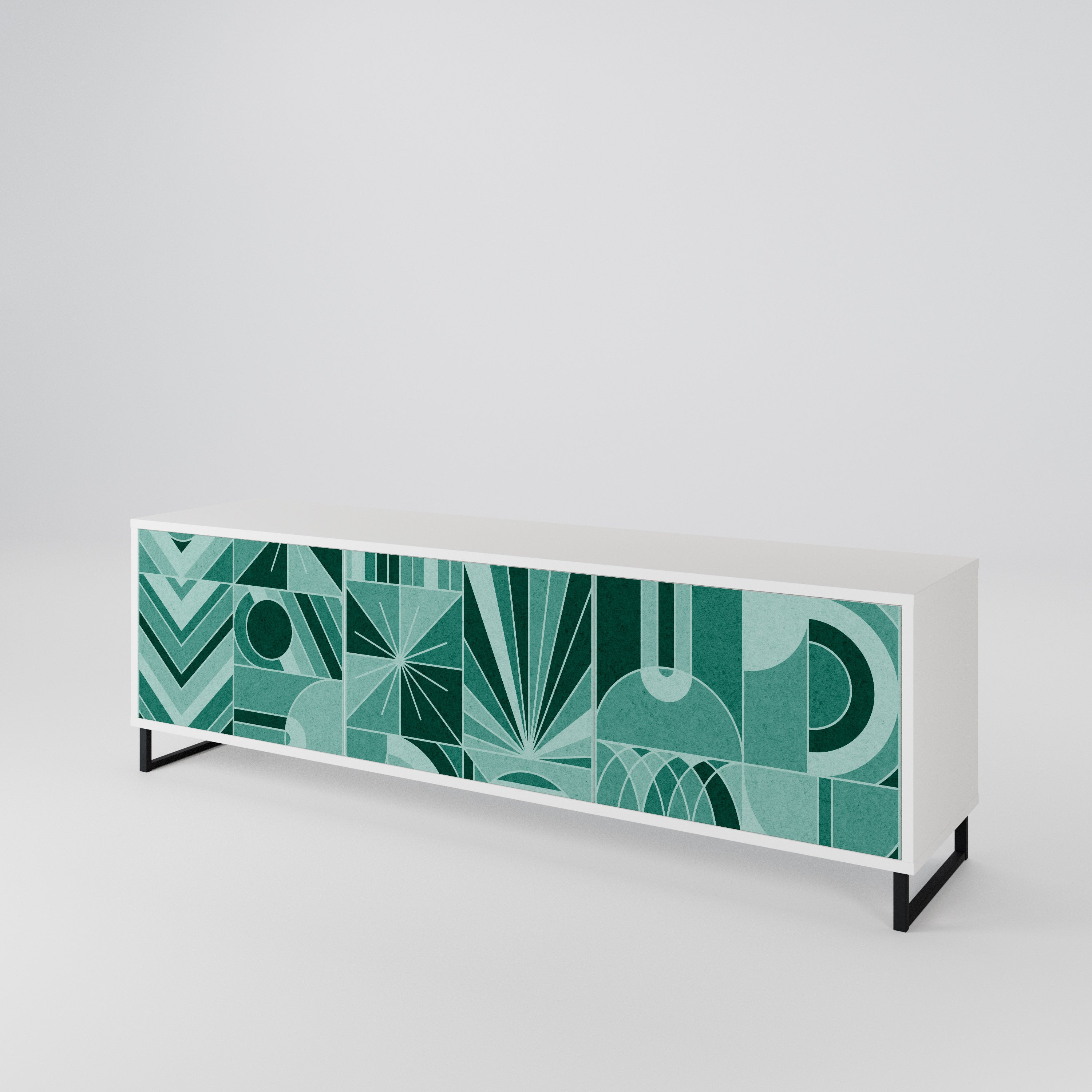 HARMONIC GRID Mueble de TV de 3 Puertas