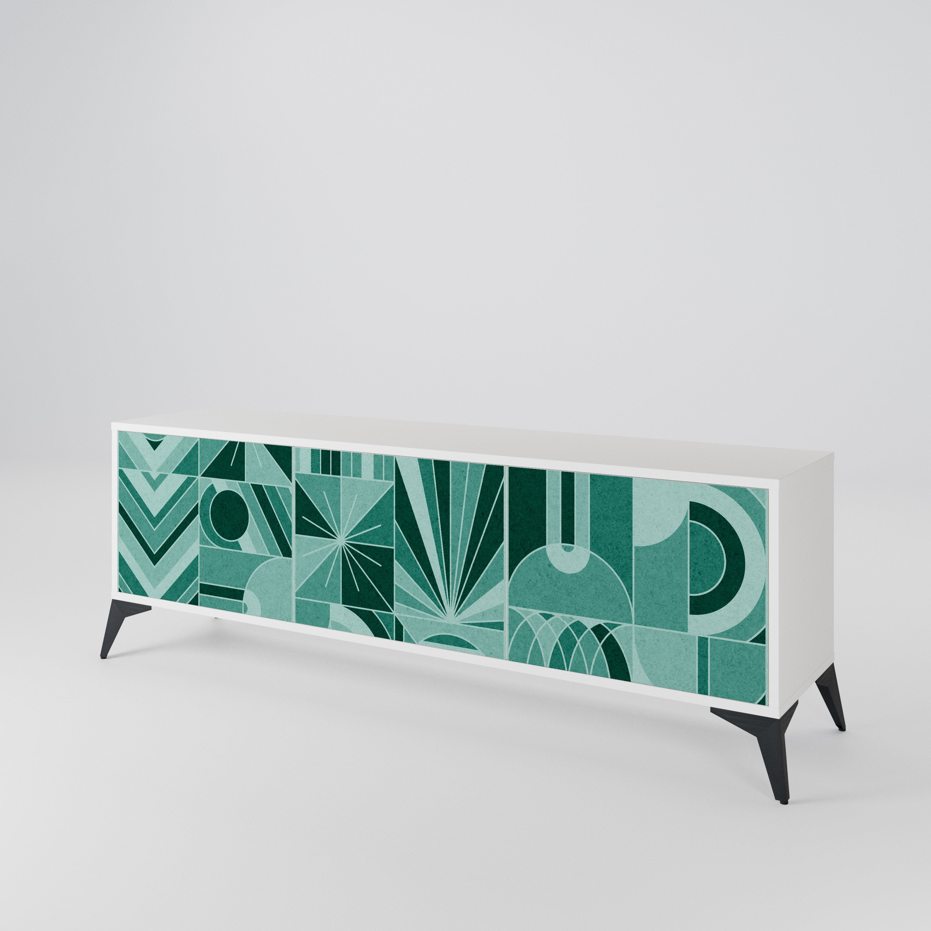 HARMONIC GRID Mueble de TV de 3 Puertas