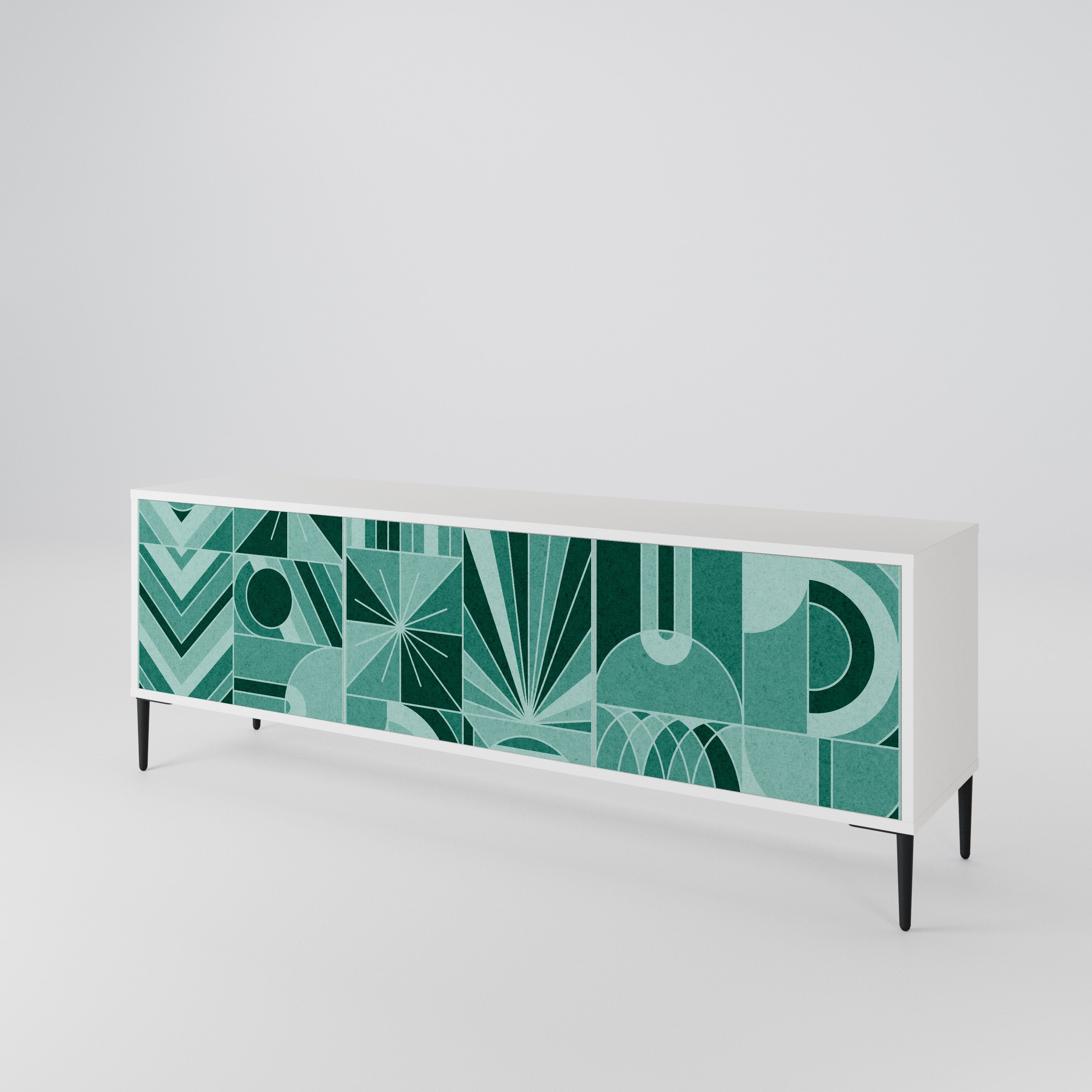 HARMONIC GRID Mueble de TV de 3 Puertas