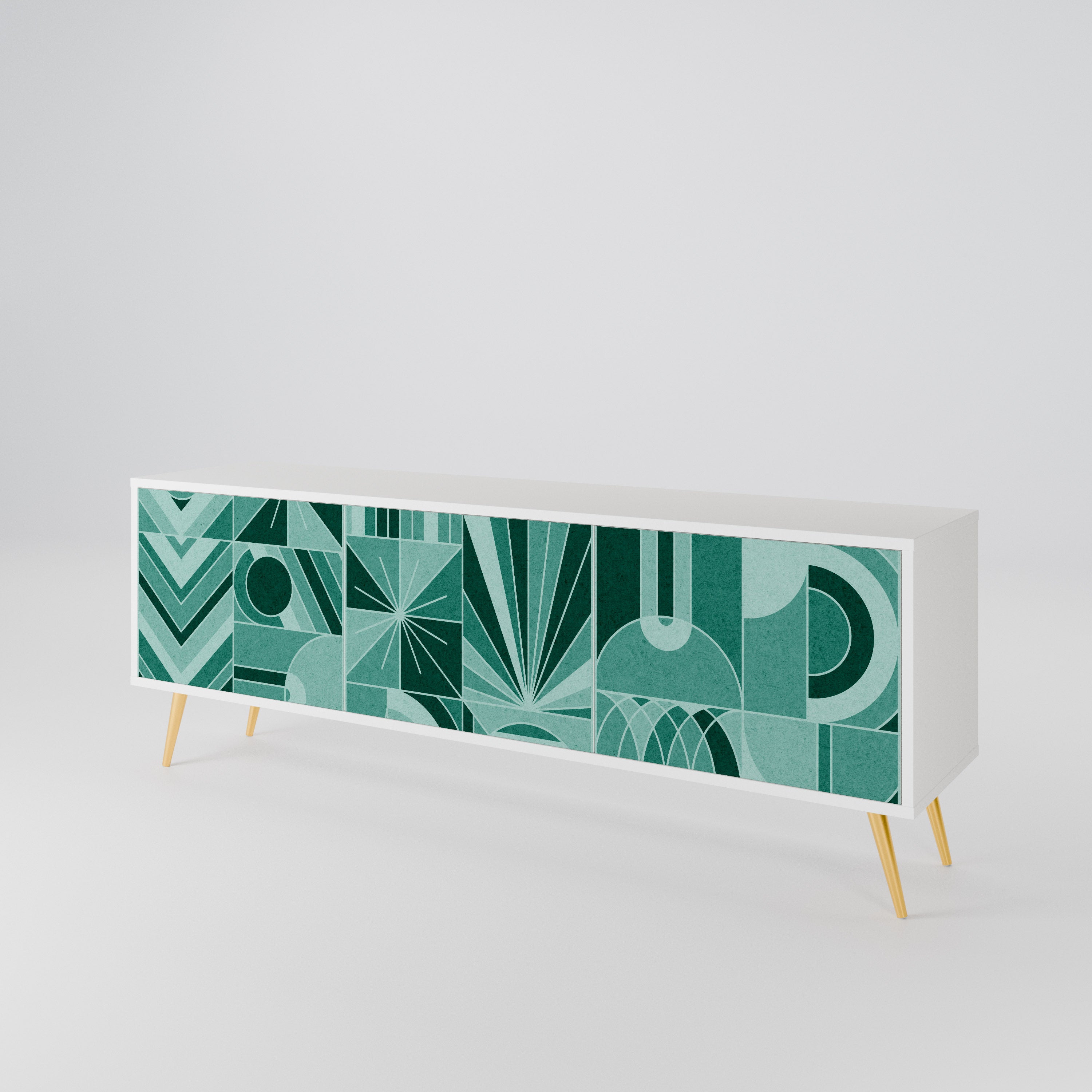HARMONIC GRID Mueble de TV de 3 Puertas