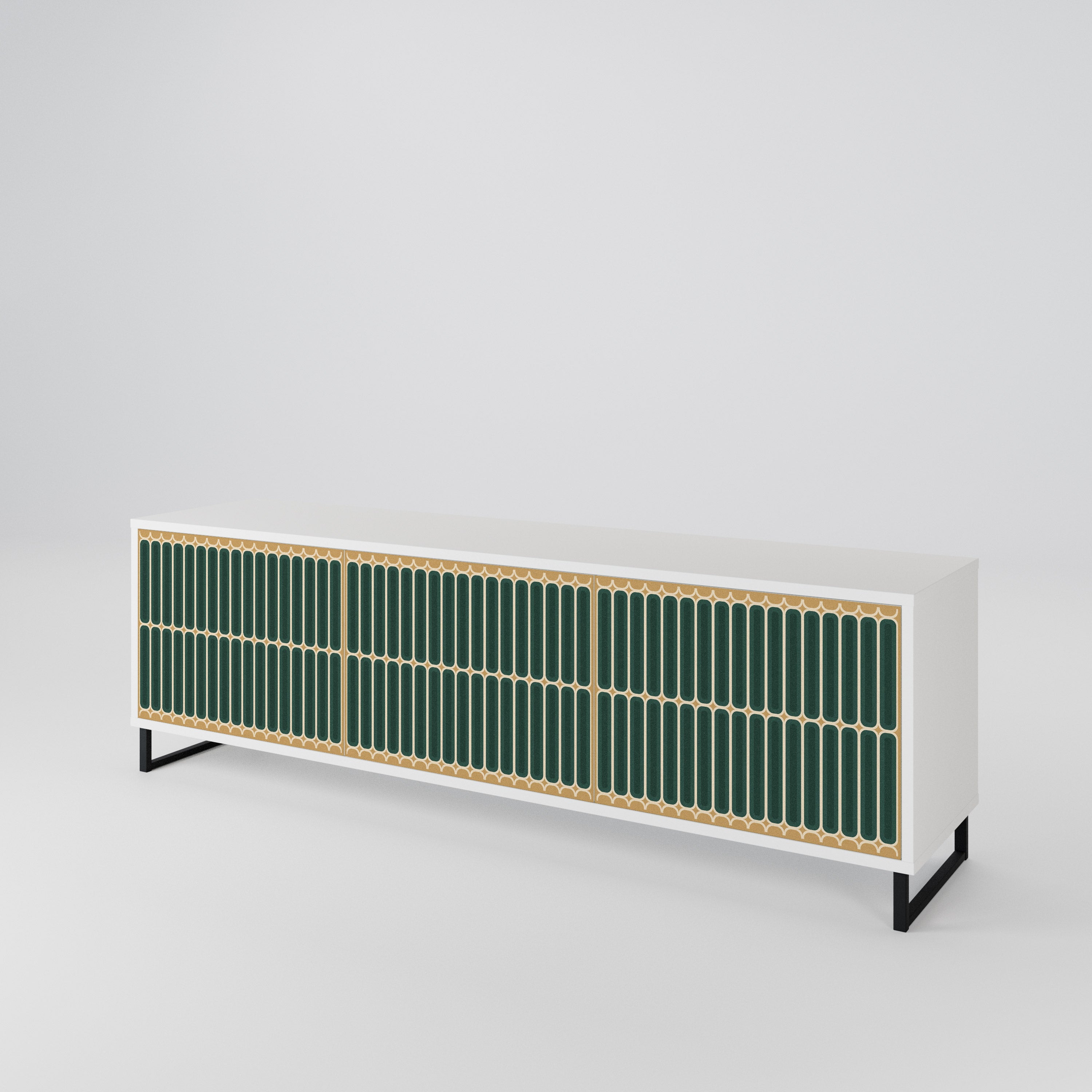 ILUSION GATE Mueble de TV de 3 Puertas