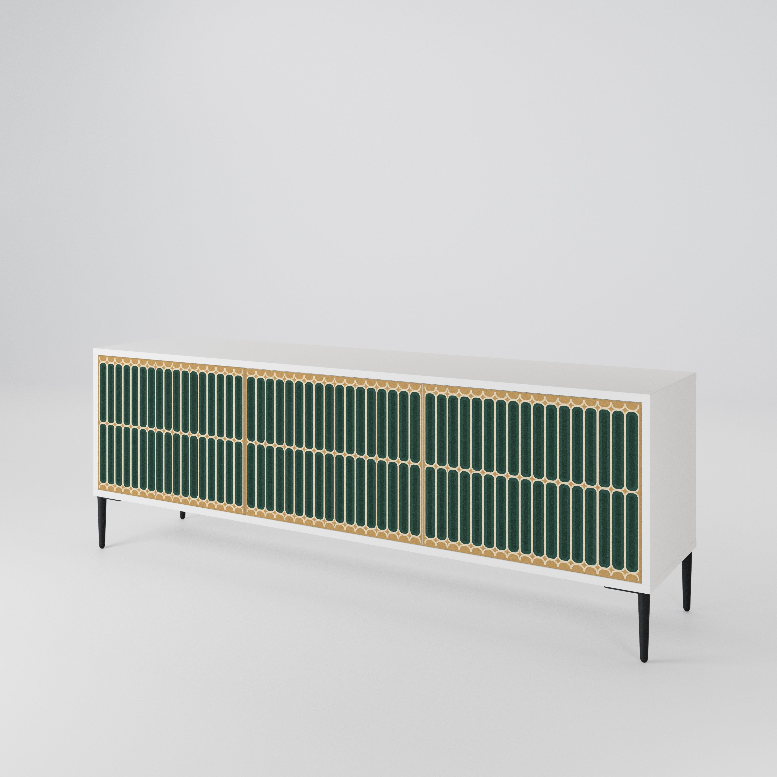 ILUSION GATE Mueble de TV de 3 Puertas