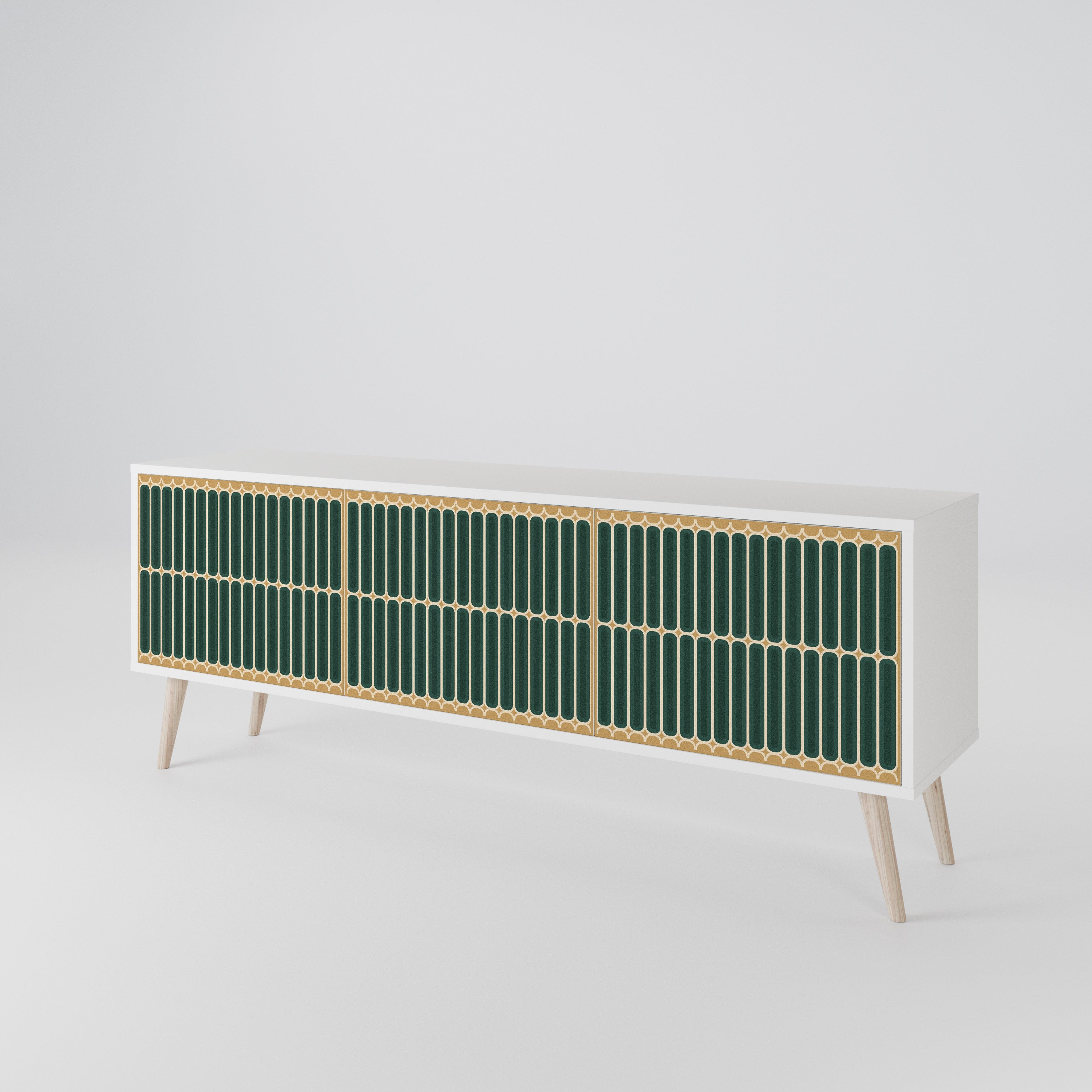 ILUSION GATE Mueble de TV de 3 Puertas