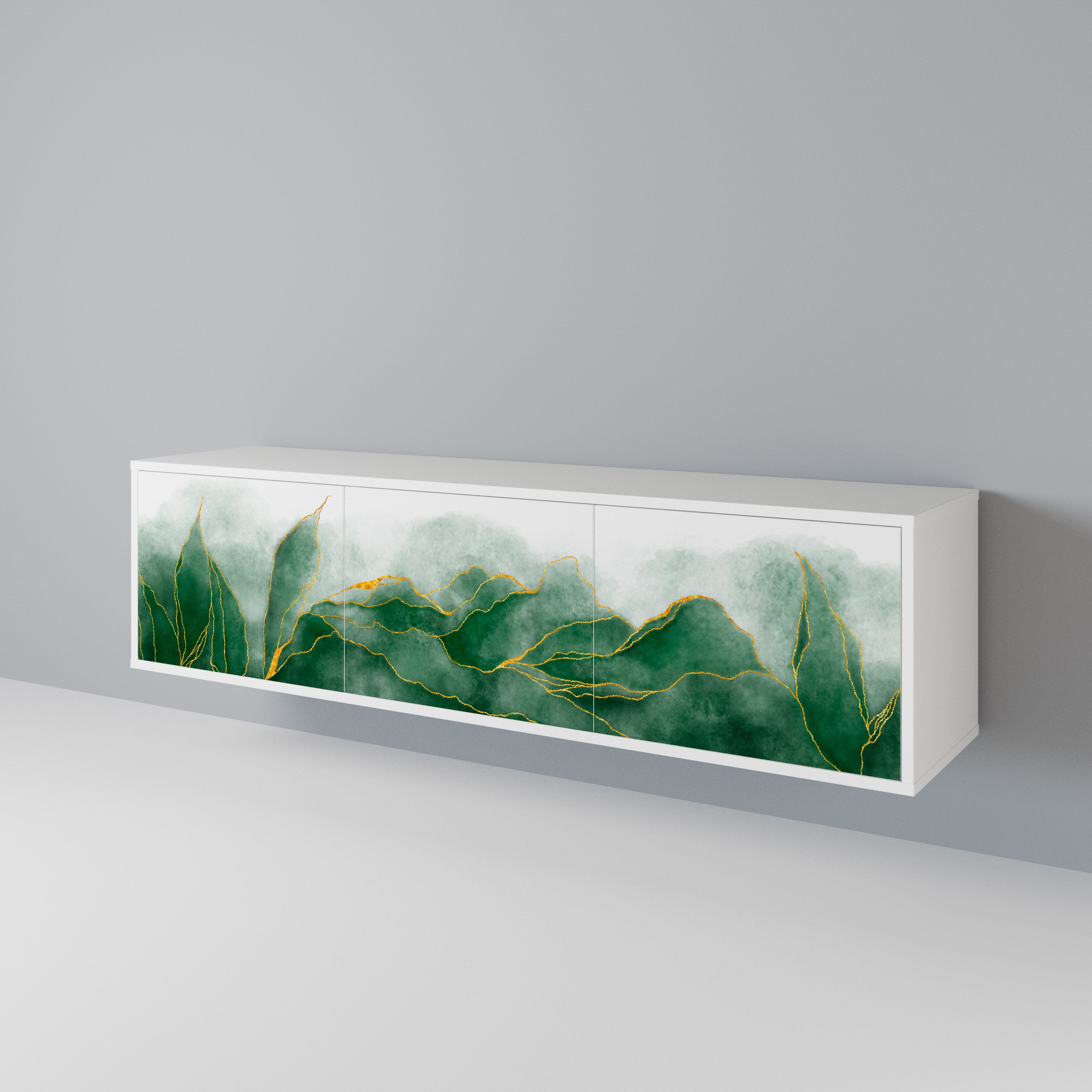 EXPENSIVE NATURE Mueble de TV de 3 Puertas
