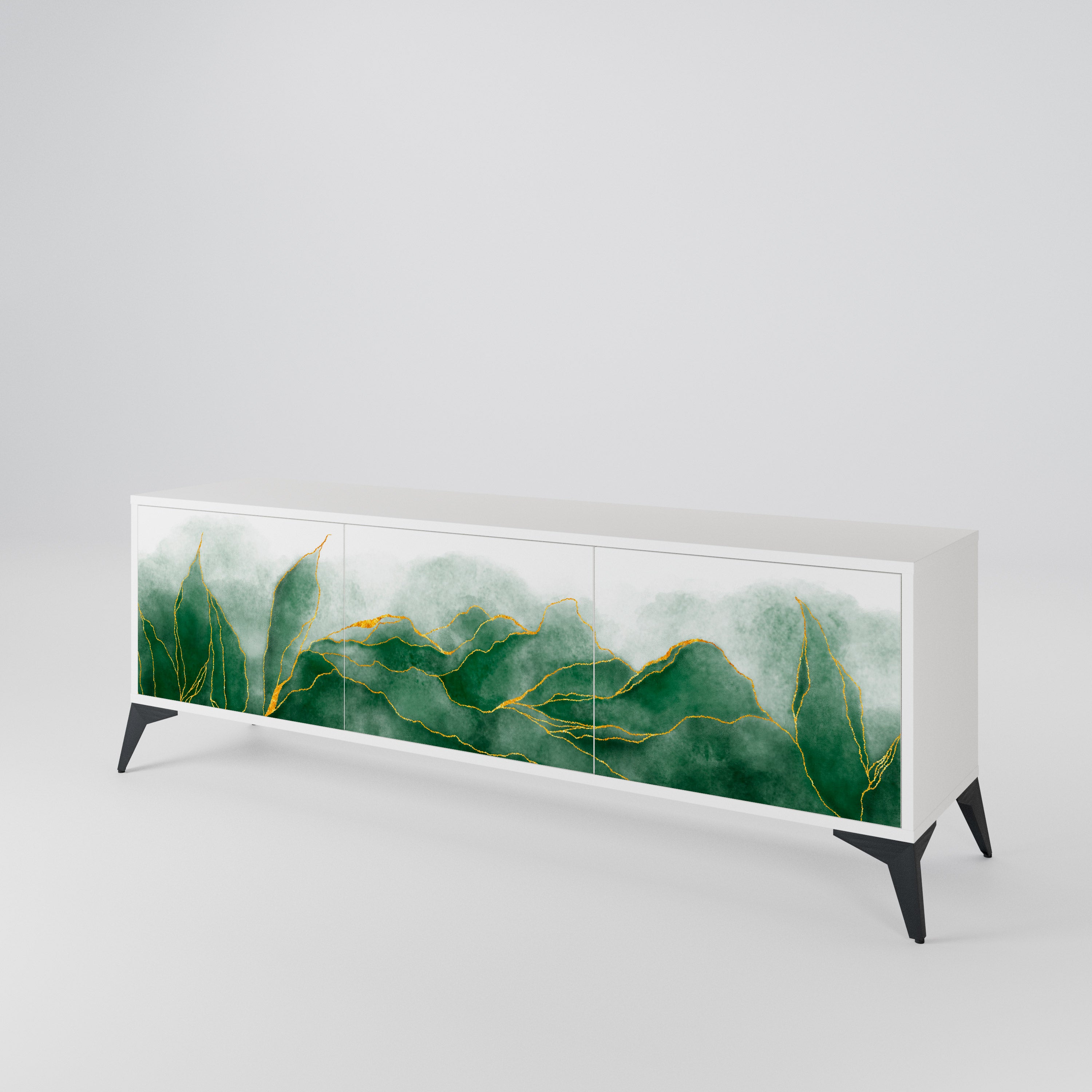 EXPENSIVE NATURE Mueble de TV de 3 Puertas