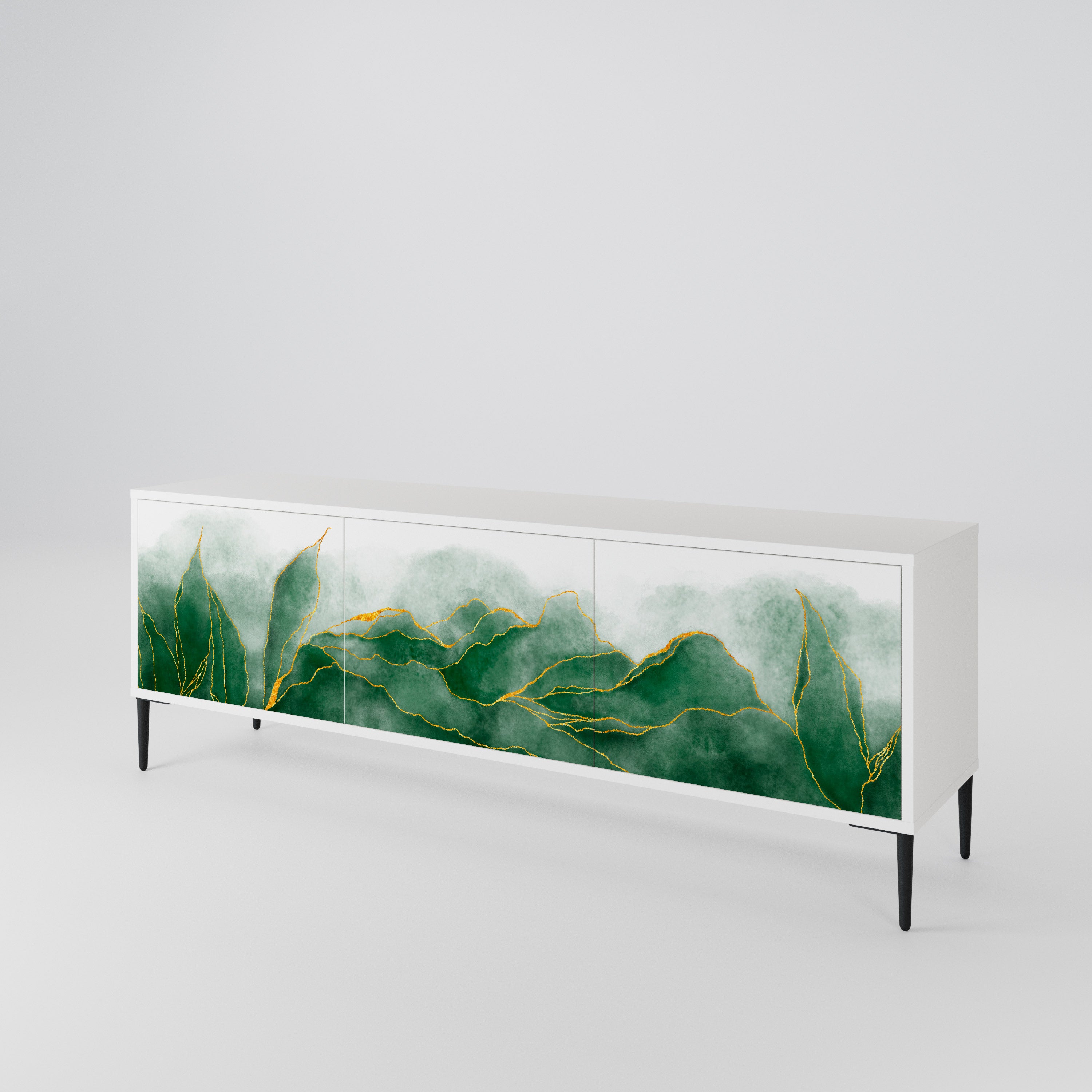 EXPENSIVE NATURE Mueble de TV de 3 Puertas
