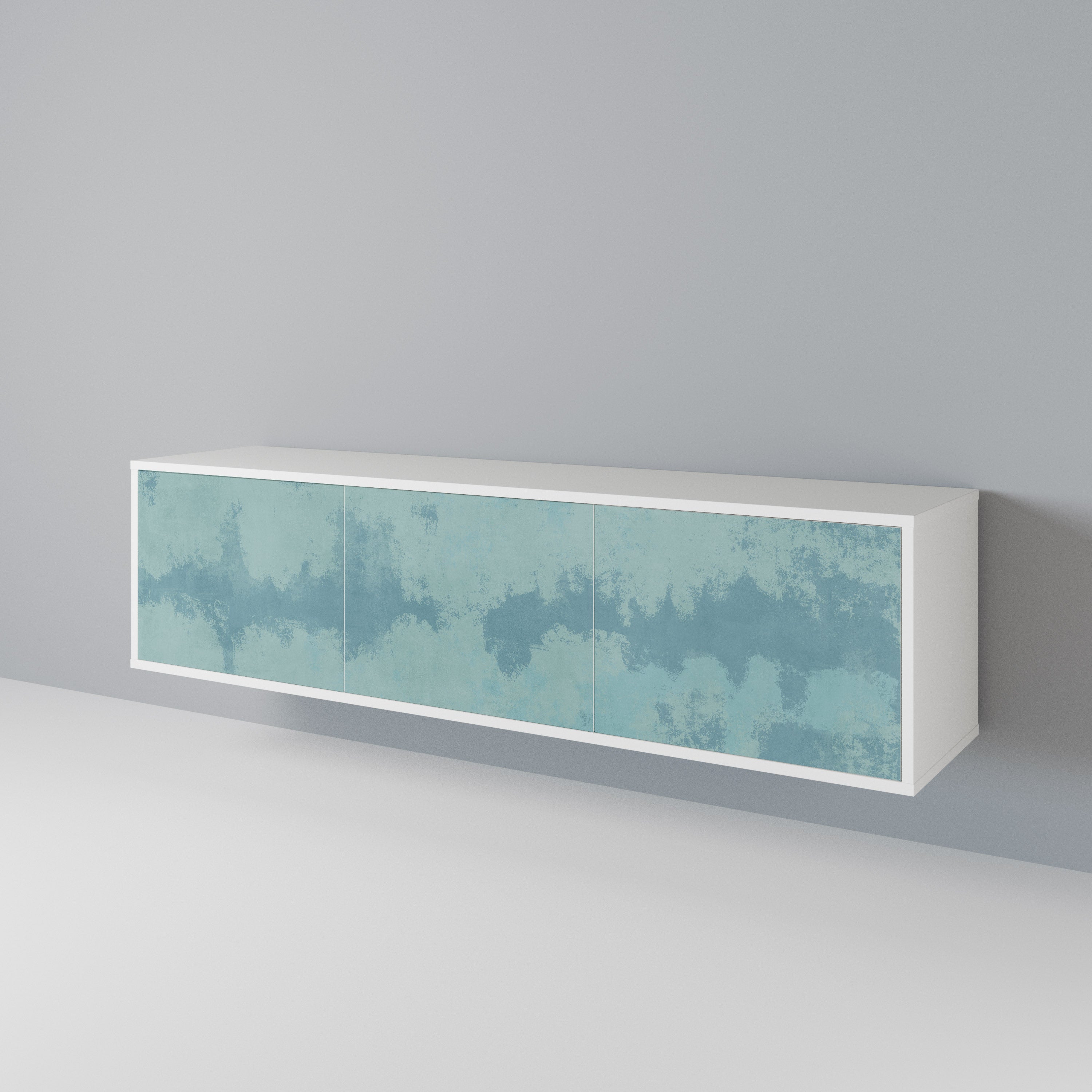 SKY WASH Mueble de TV de 3 Puertas