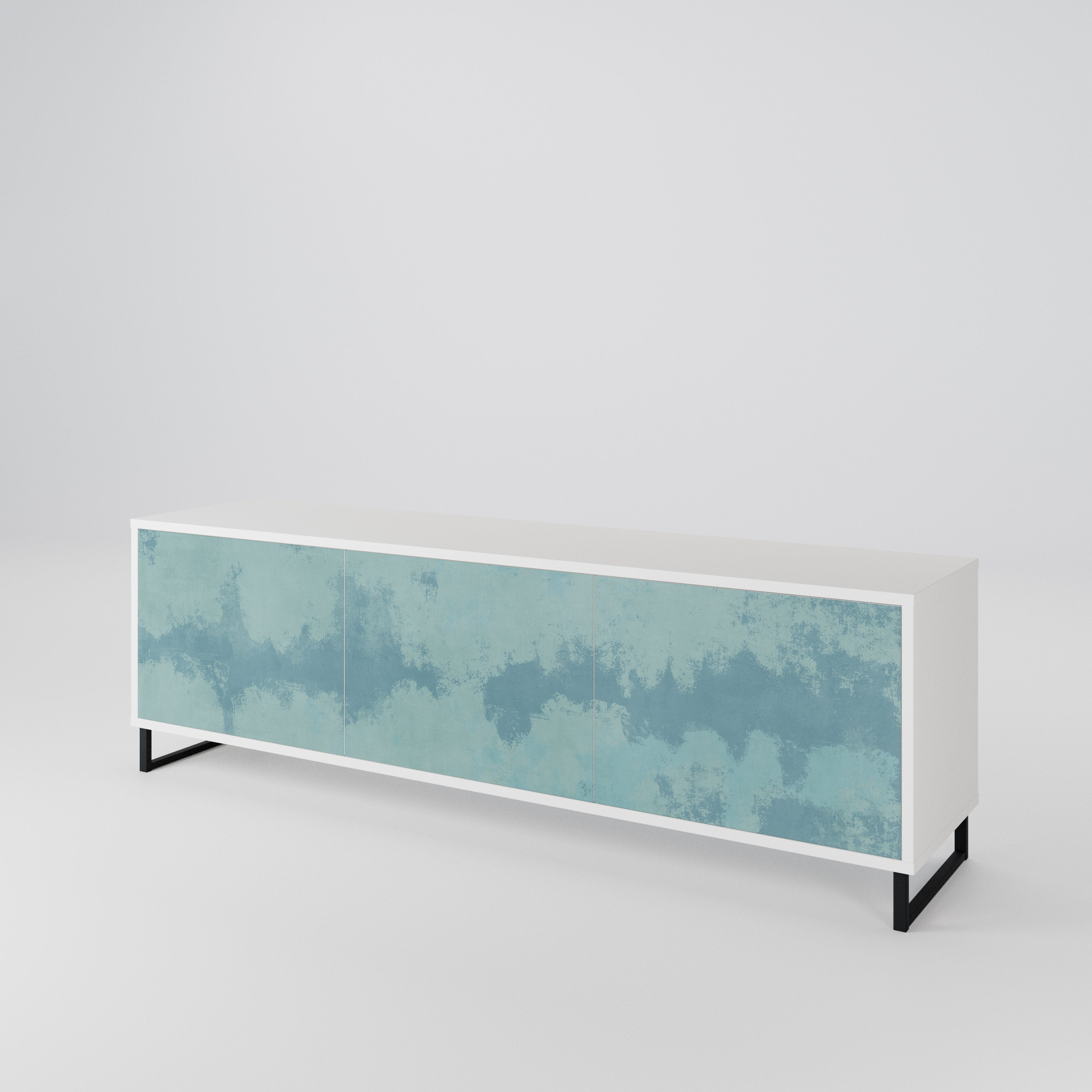 SKY WASH Mueble de TV de 3 Puertas