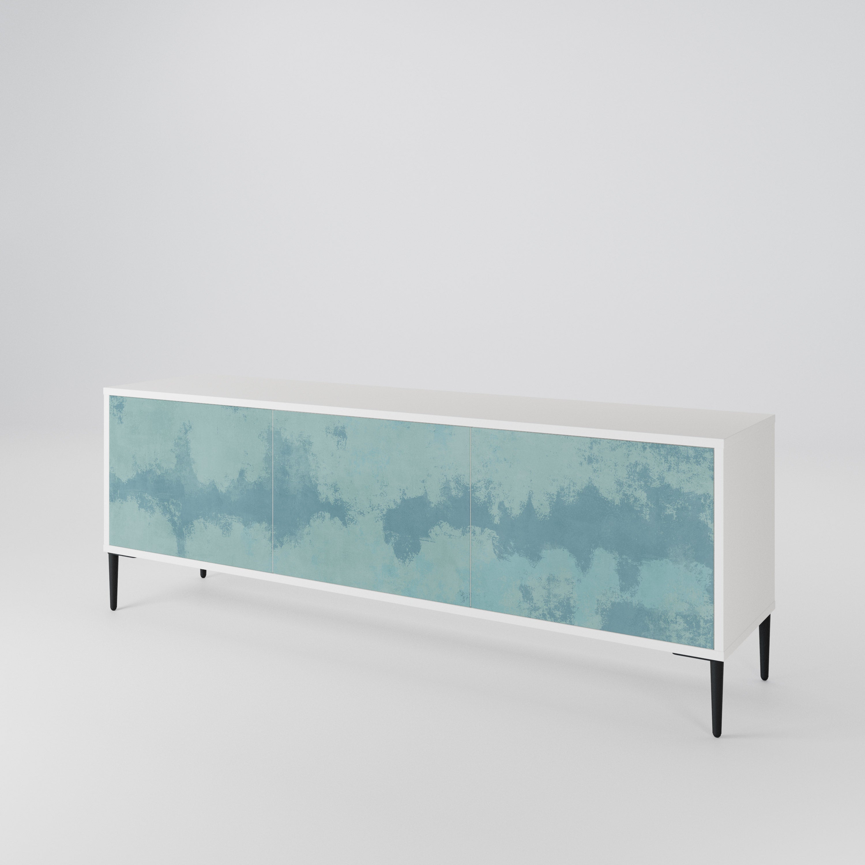 SKY WASH Mueble de TV de 3 Puertas