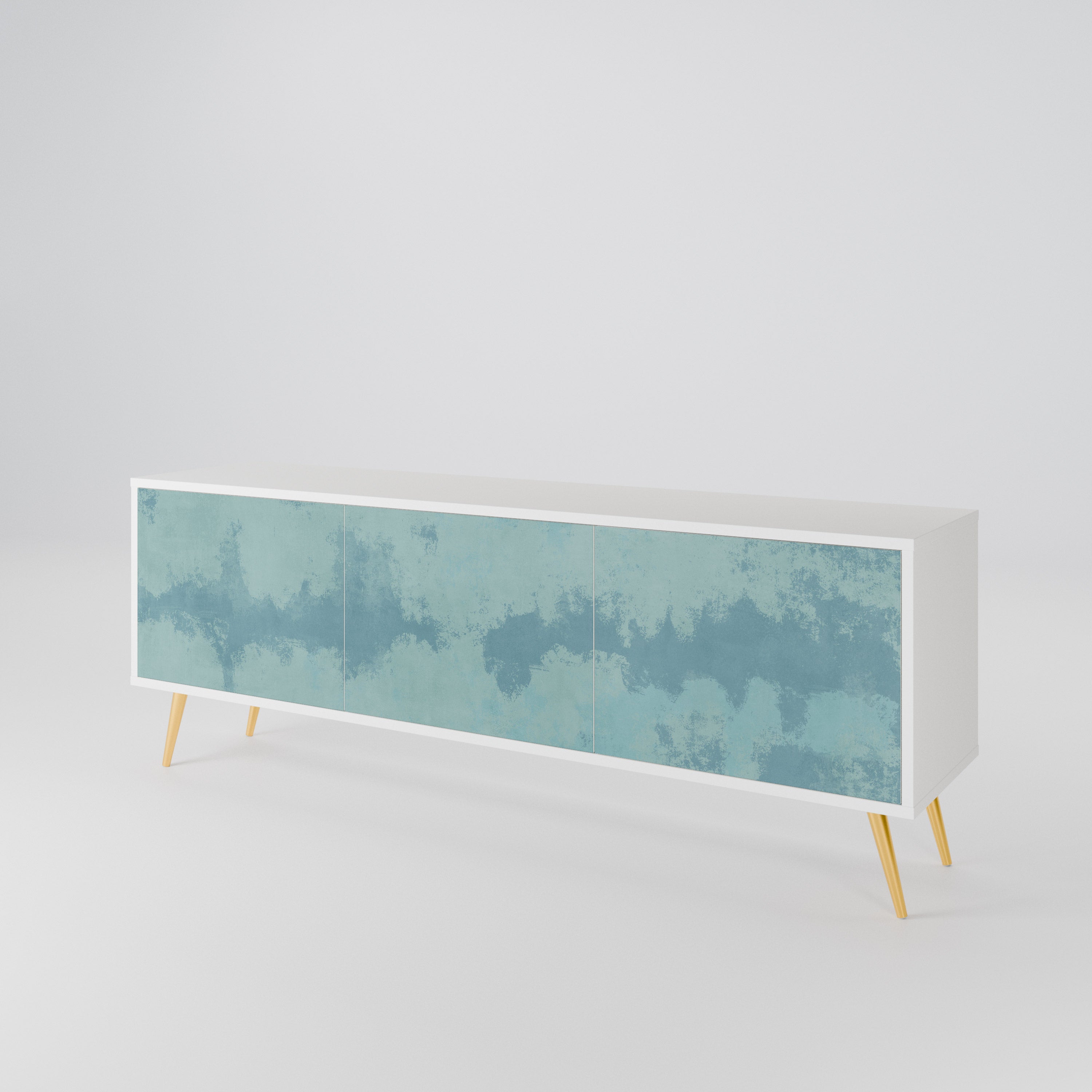 SKY WASH Mueble de TV de 3 Puertas