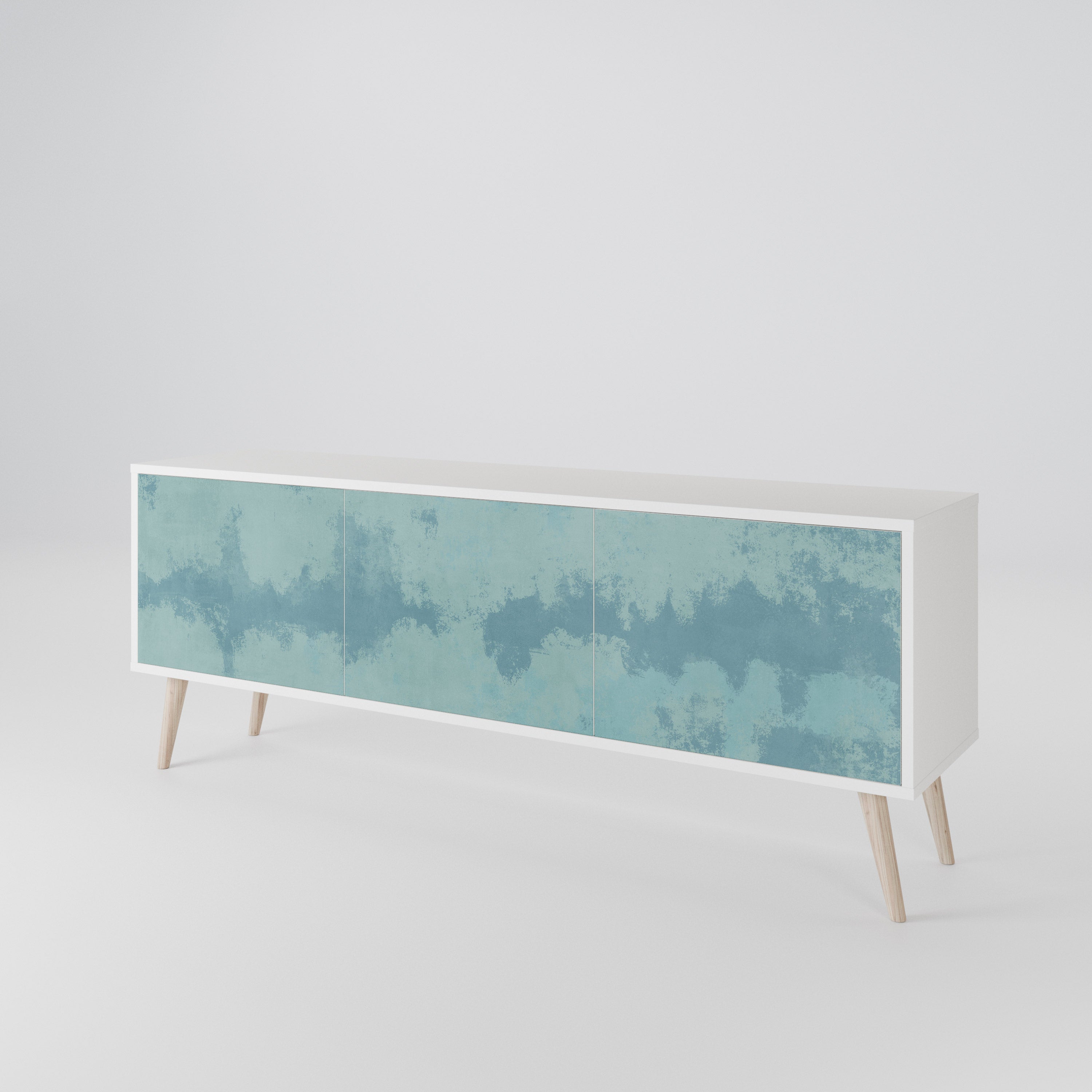 SKY WASH Mueble de TV de 3 Puertas