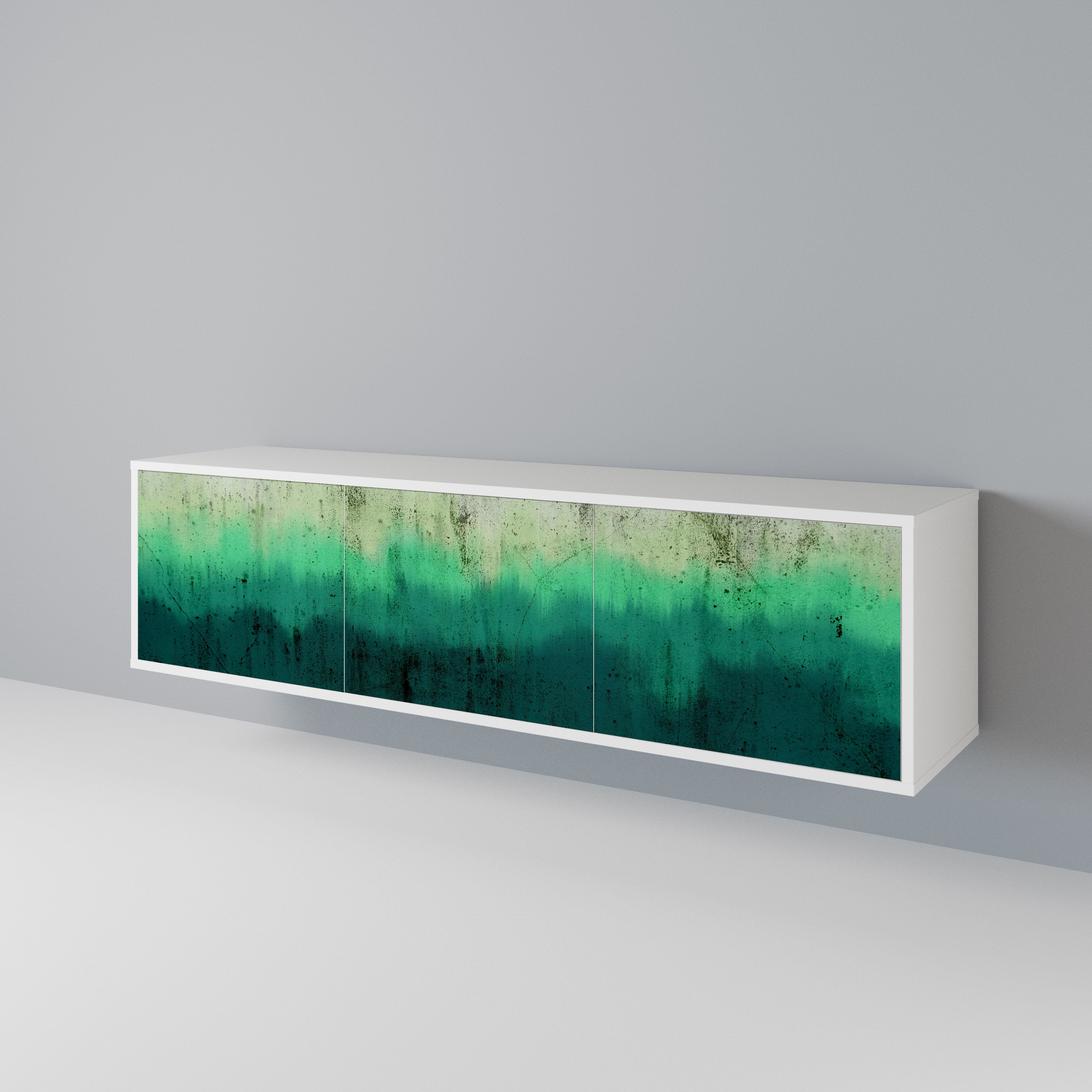 NORTHERN LIGHTS Mueble de TV de 3 Puertas