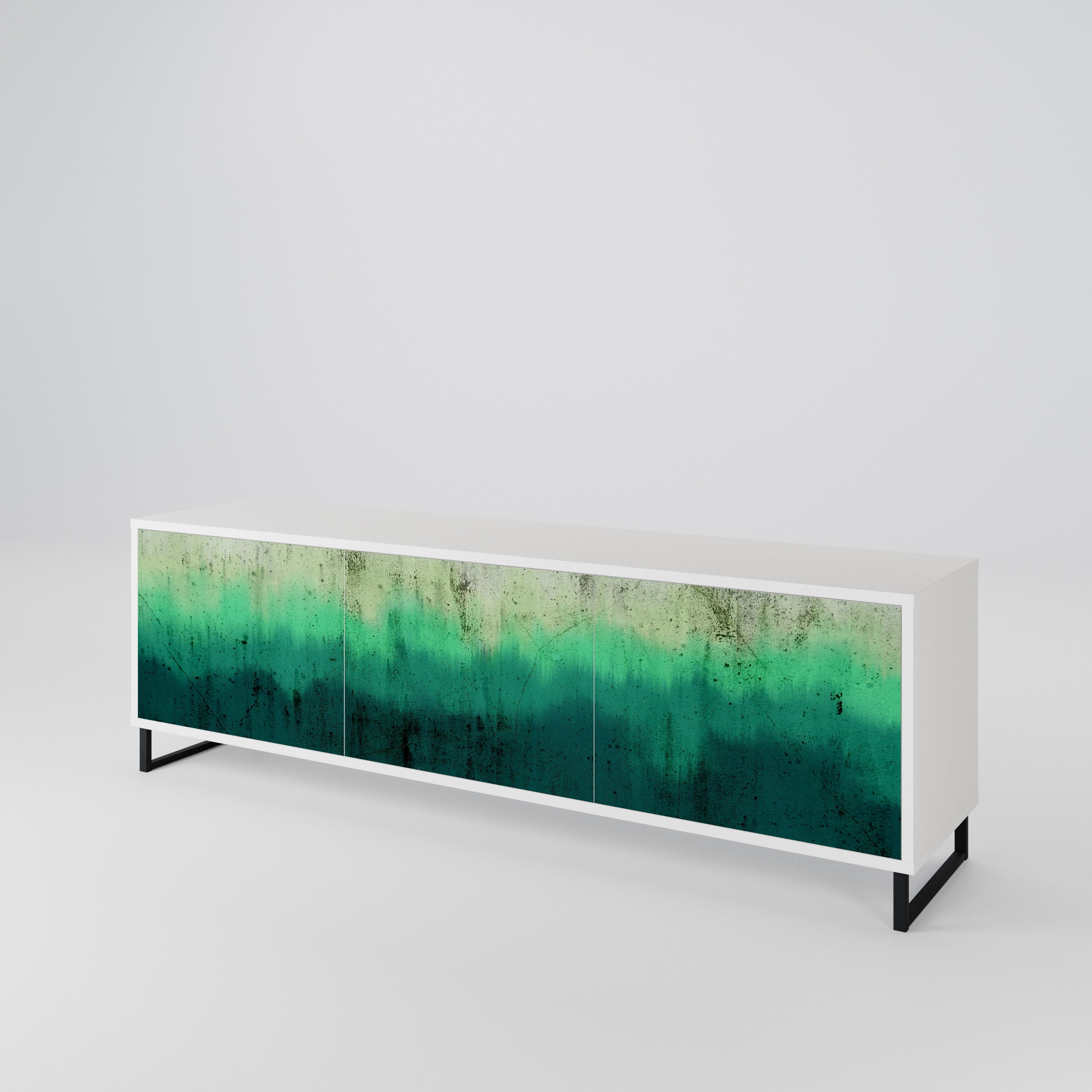 NORTHERN LIGHTS Mueble de TV de 3 Puertas