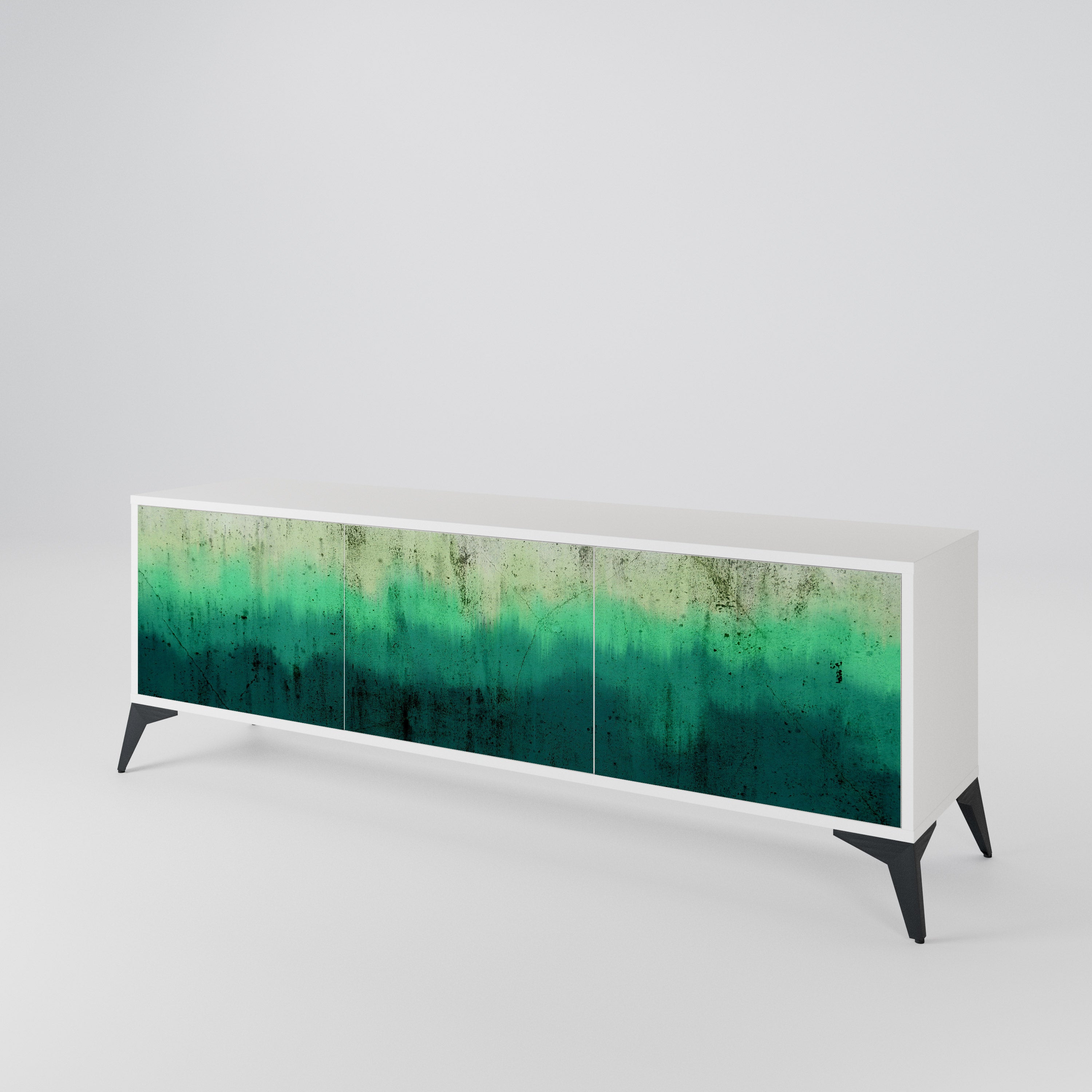 NORTHERN LIGHTS Mueble de TV de 3 Puertas
