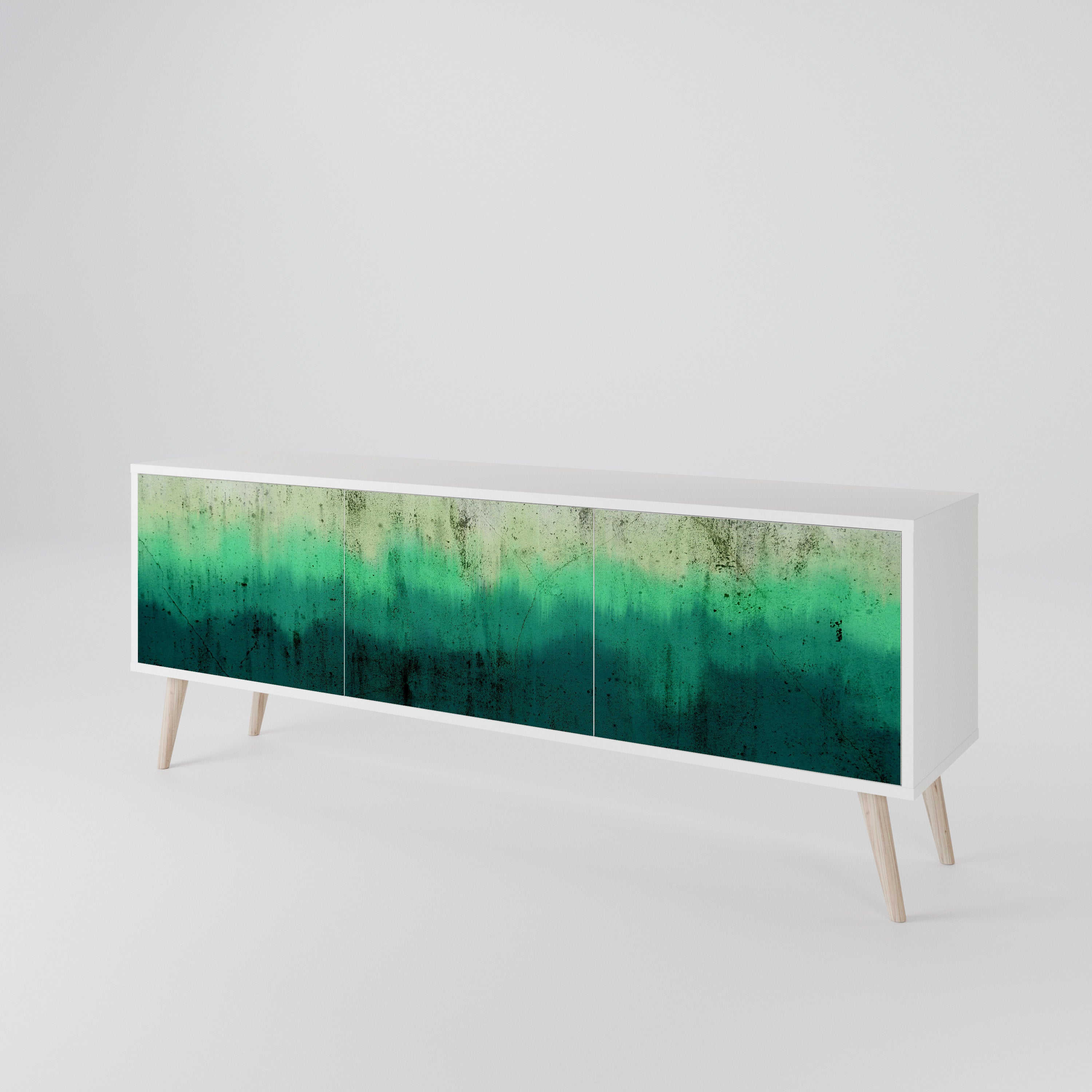 NORTHERN LIGHTS Mueble de TV de 3 Puertas