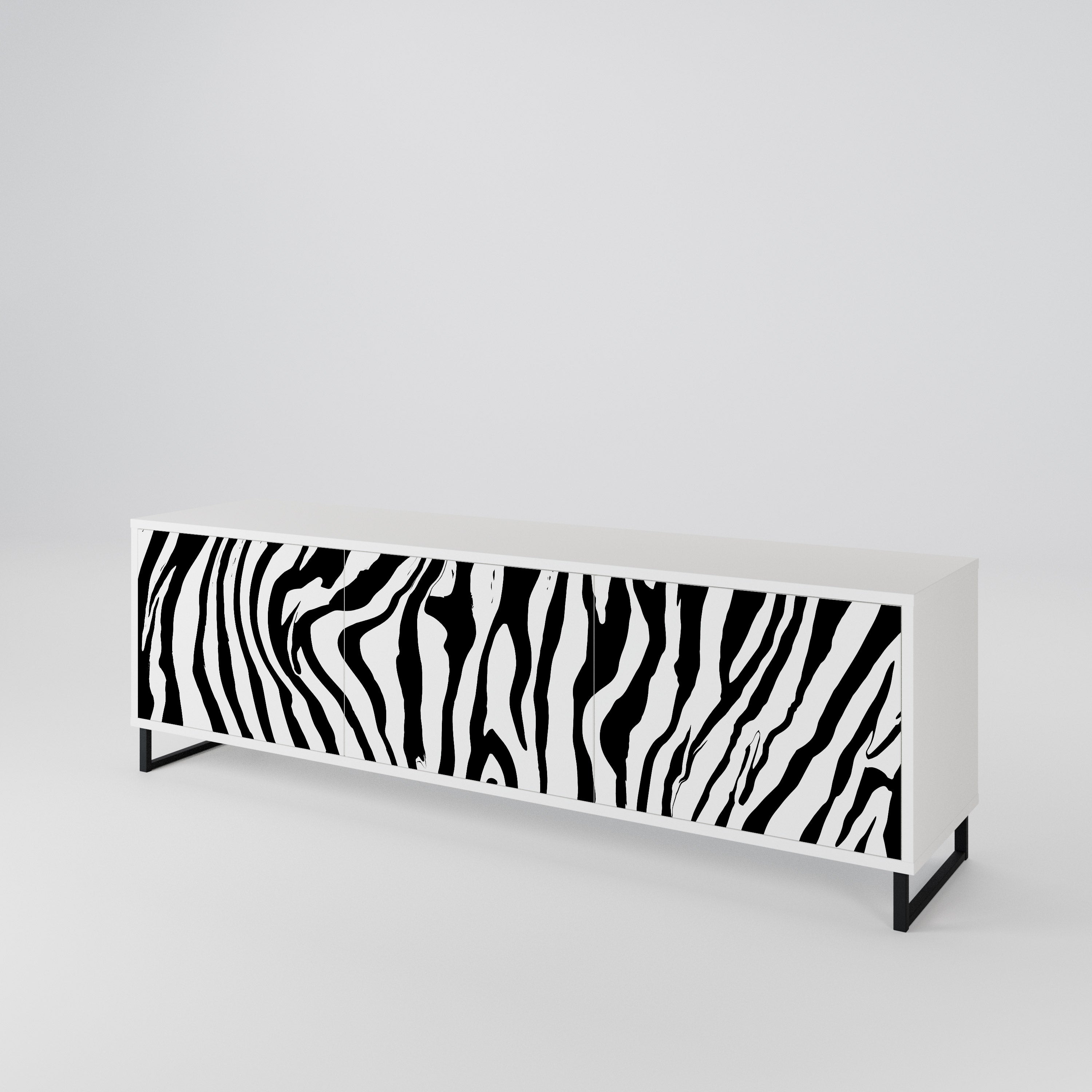SPLENDID ZEBRA 3-Door TV Cabinet