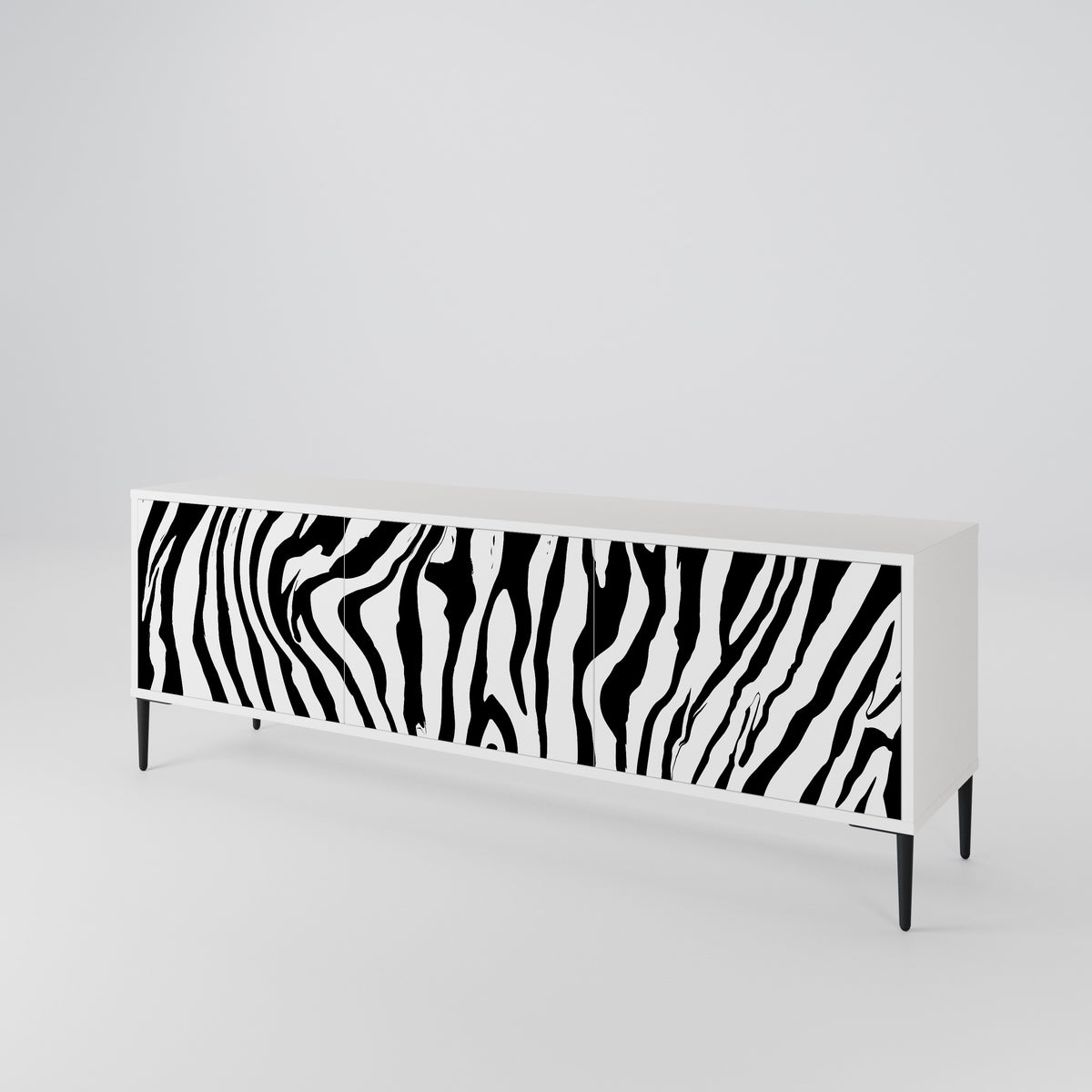 SPLENDID ZEBRA Έπιπλο τηλεόρασης 3-θυρών