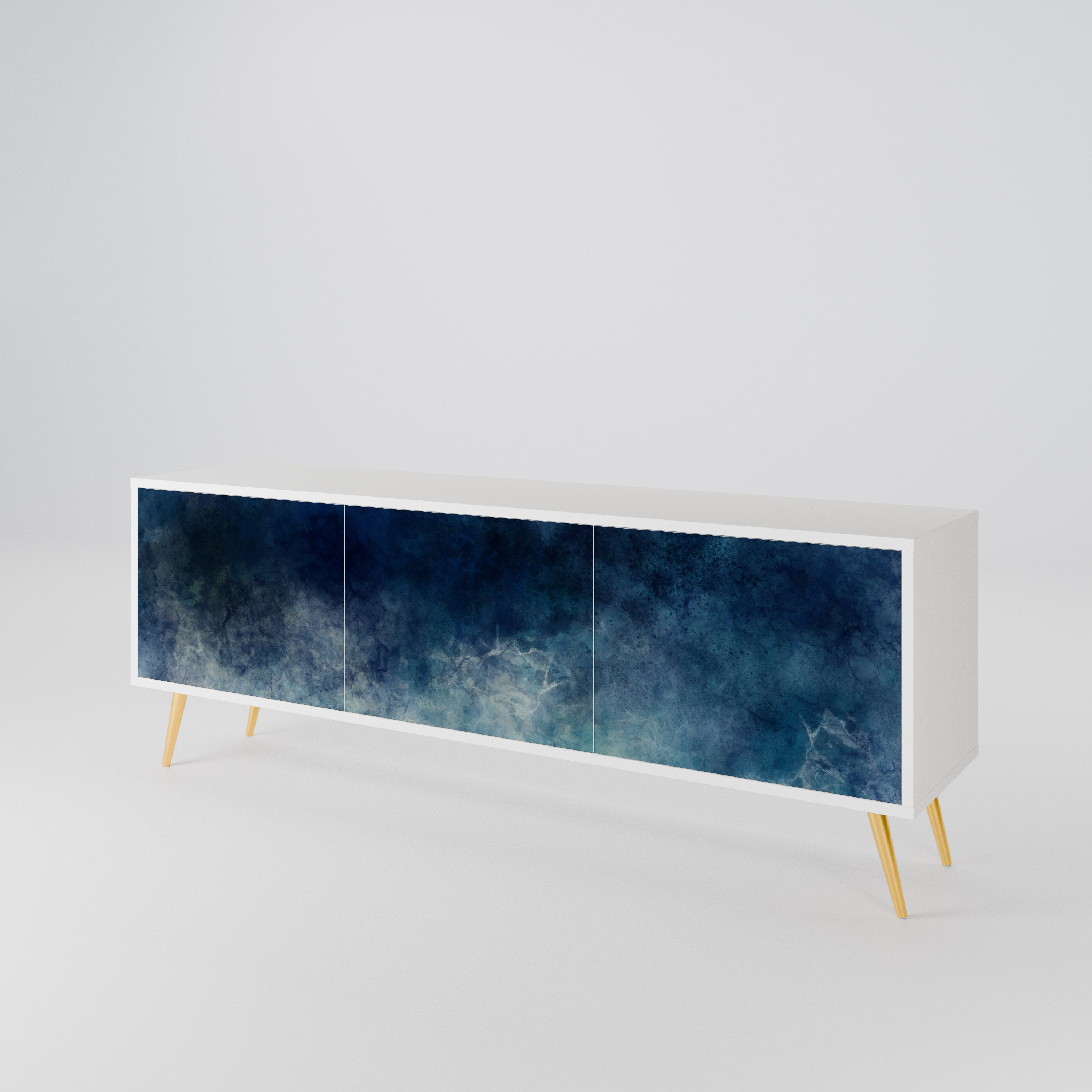 CELESTIAL FALL Třídveřový TV stolek