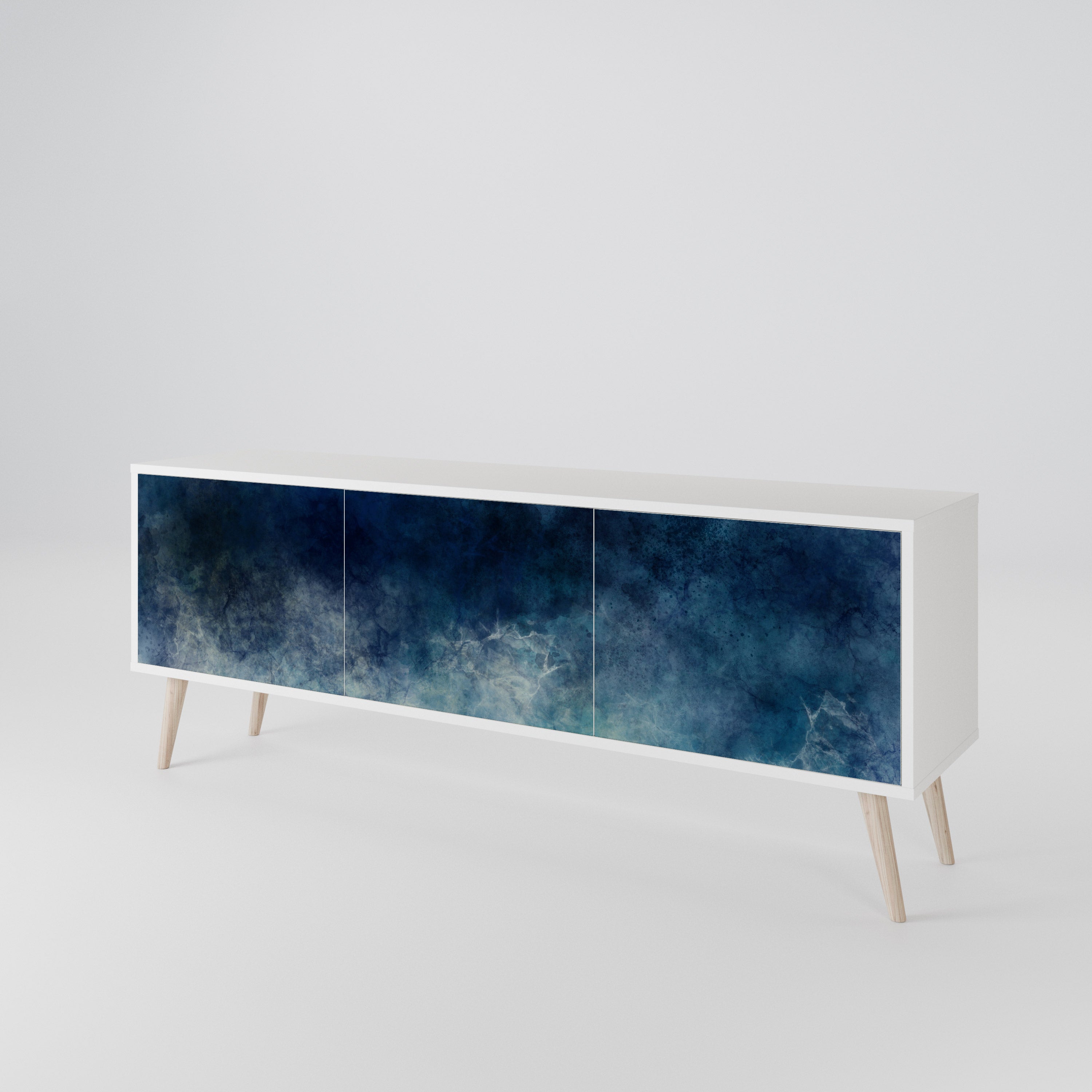 CELESTIAL FALL Třídveřový TV stolek