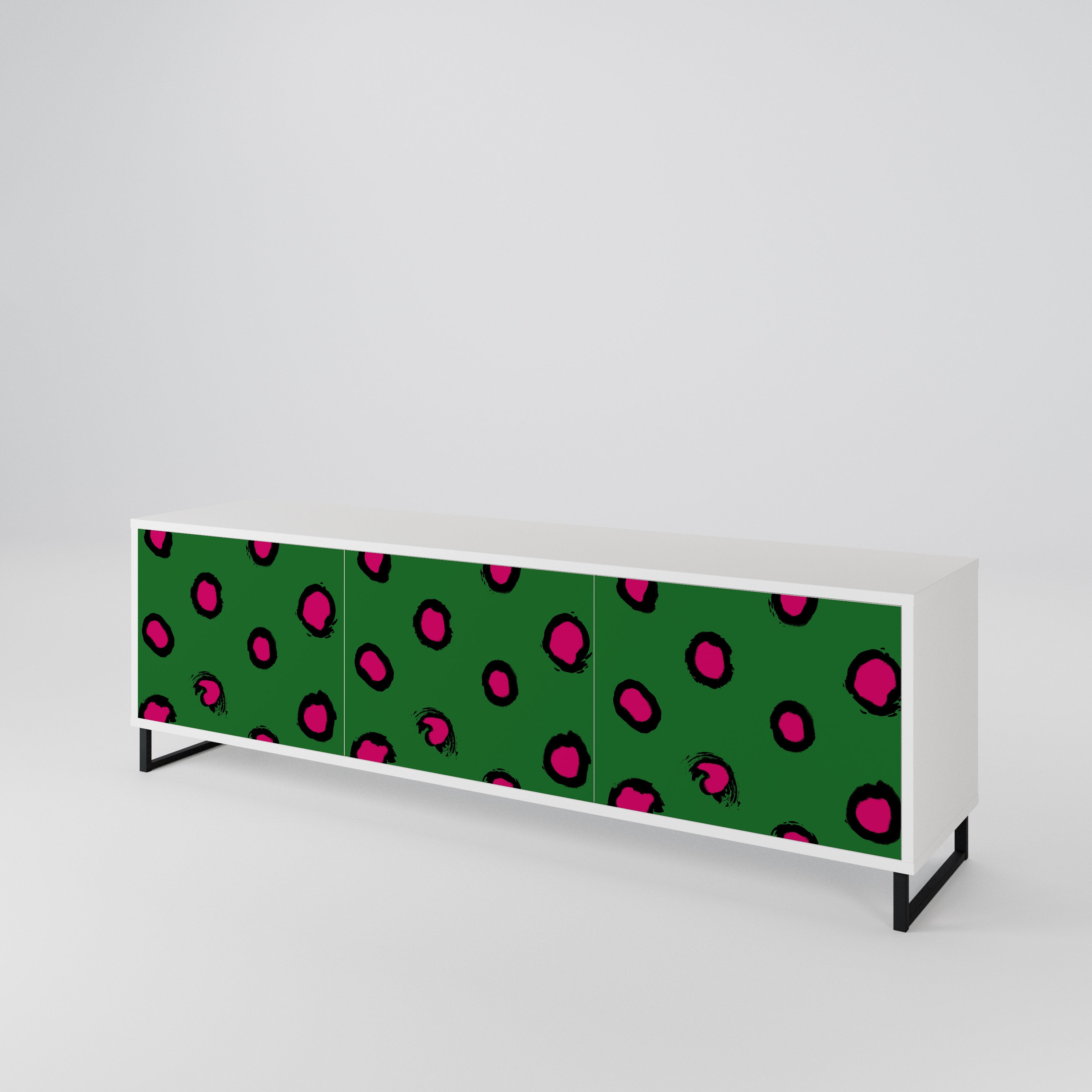 FUNKY SPOTS Třídveřový TV stolek