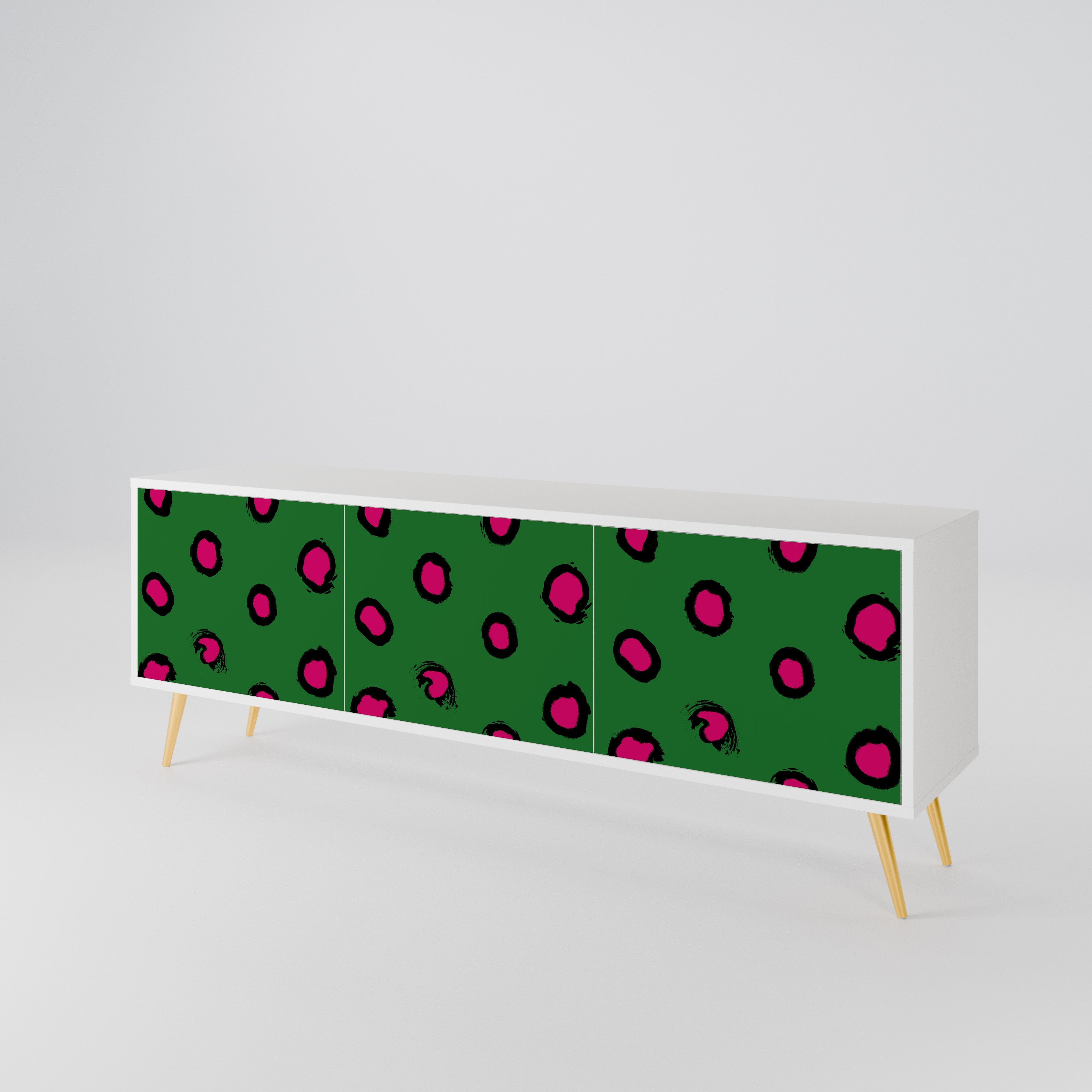 FUNKY SPOTS Třídveřový TV stolek
