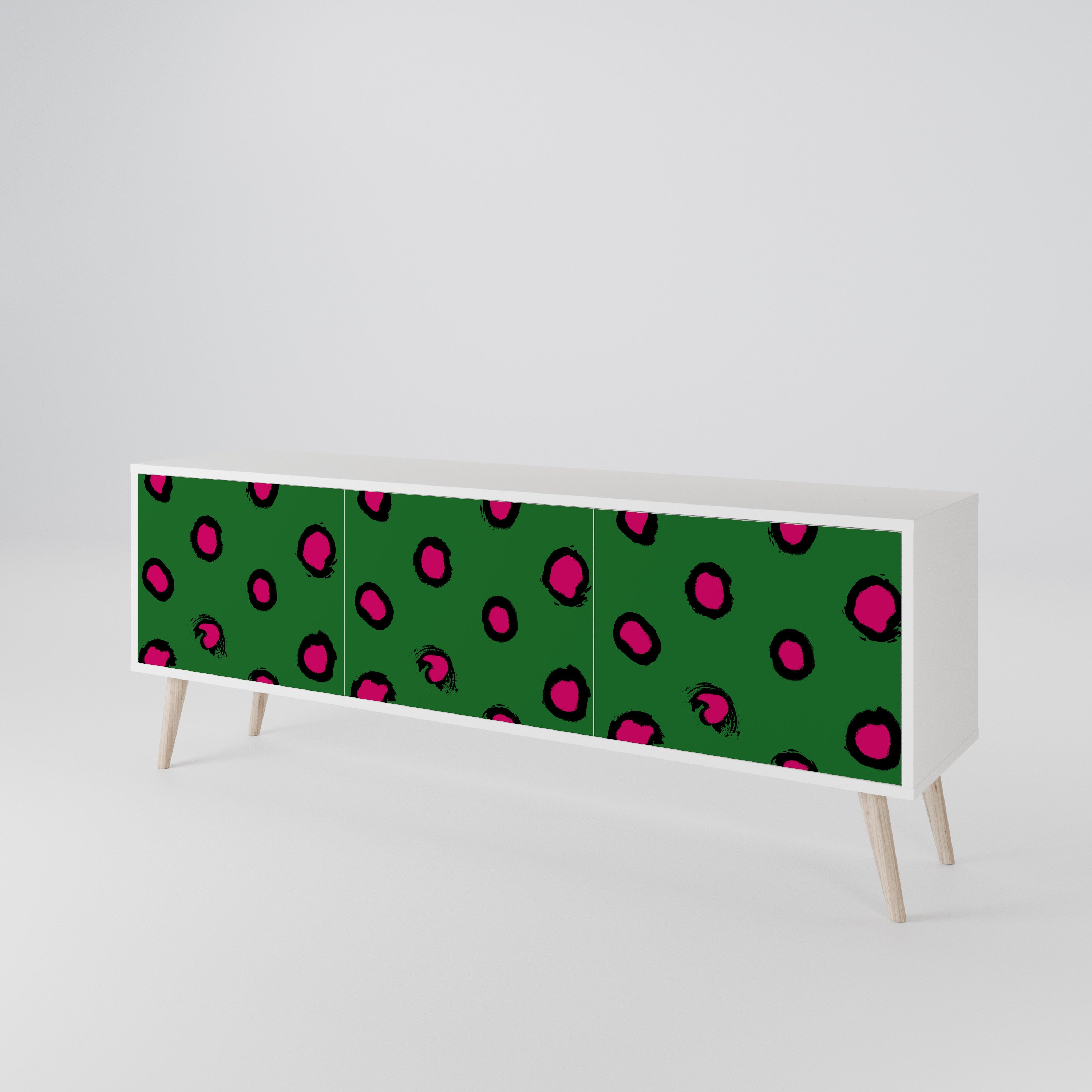 FUNKY SPOTS Třídveřový TV stolek