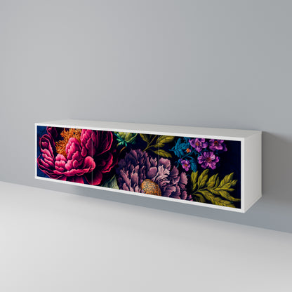 BLOOMING ELEGANCE Třídveřový TV stolek