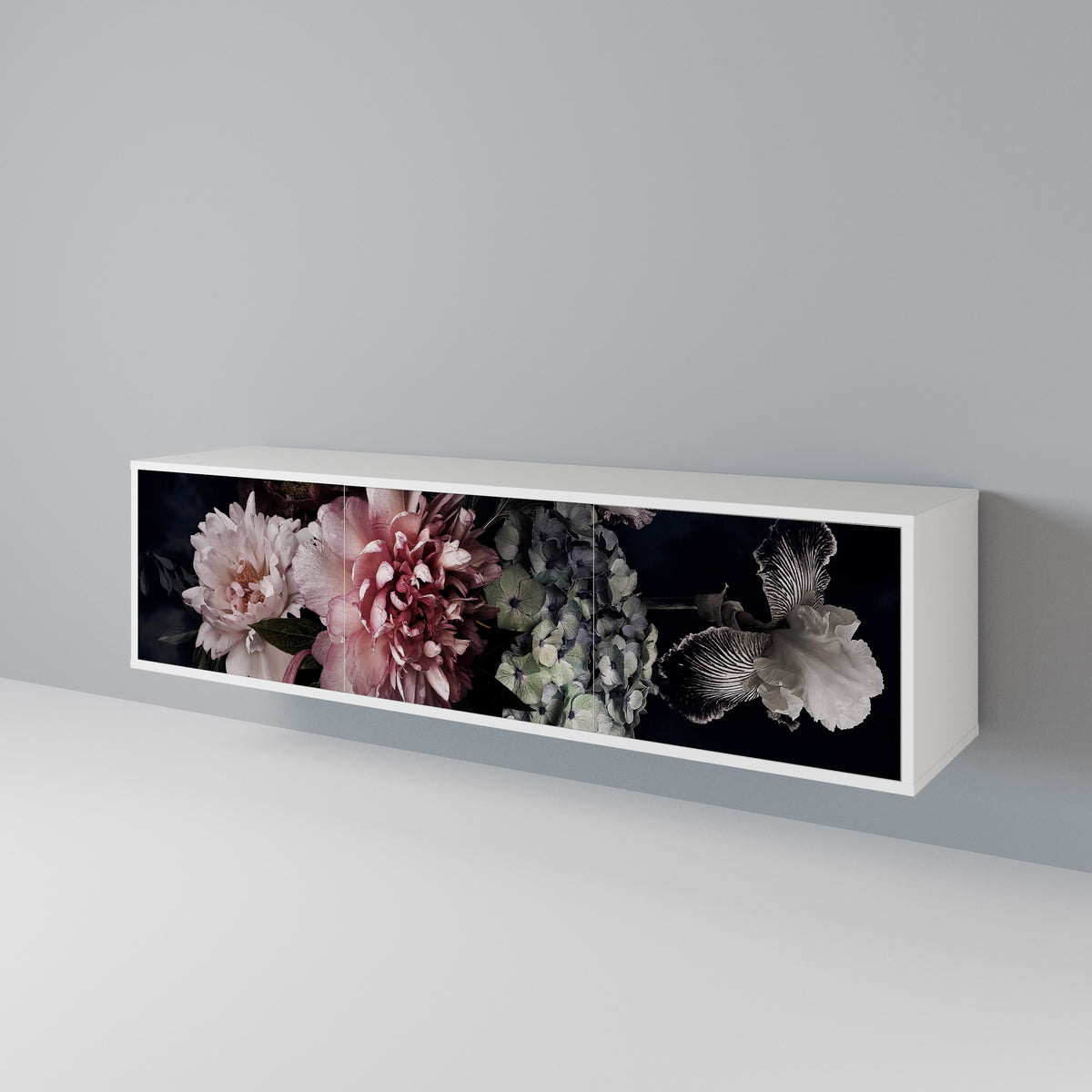 PURE BLOSSOM Έπιπλο τηλεόρασης 3-θυρών