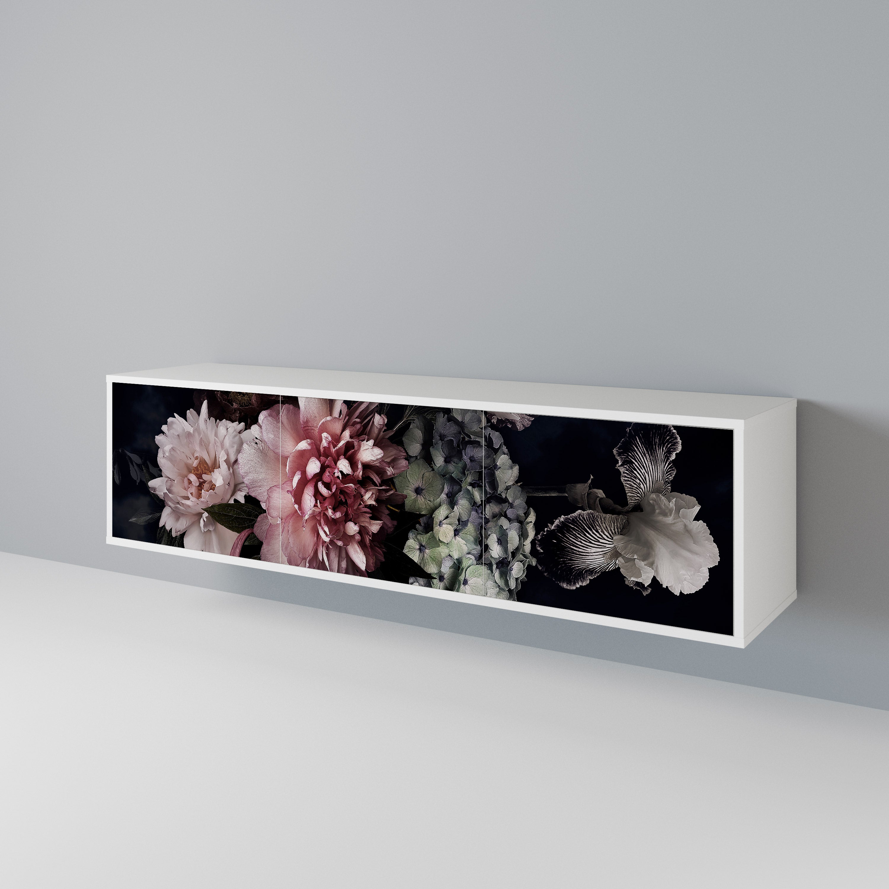 PURE BLOSSOM Έπιπλο τηλεόρασης 3-θυρών
