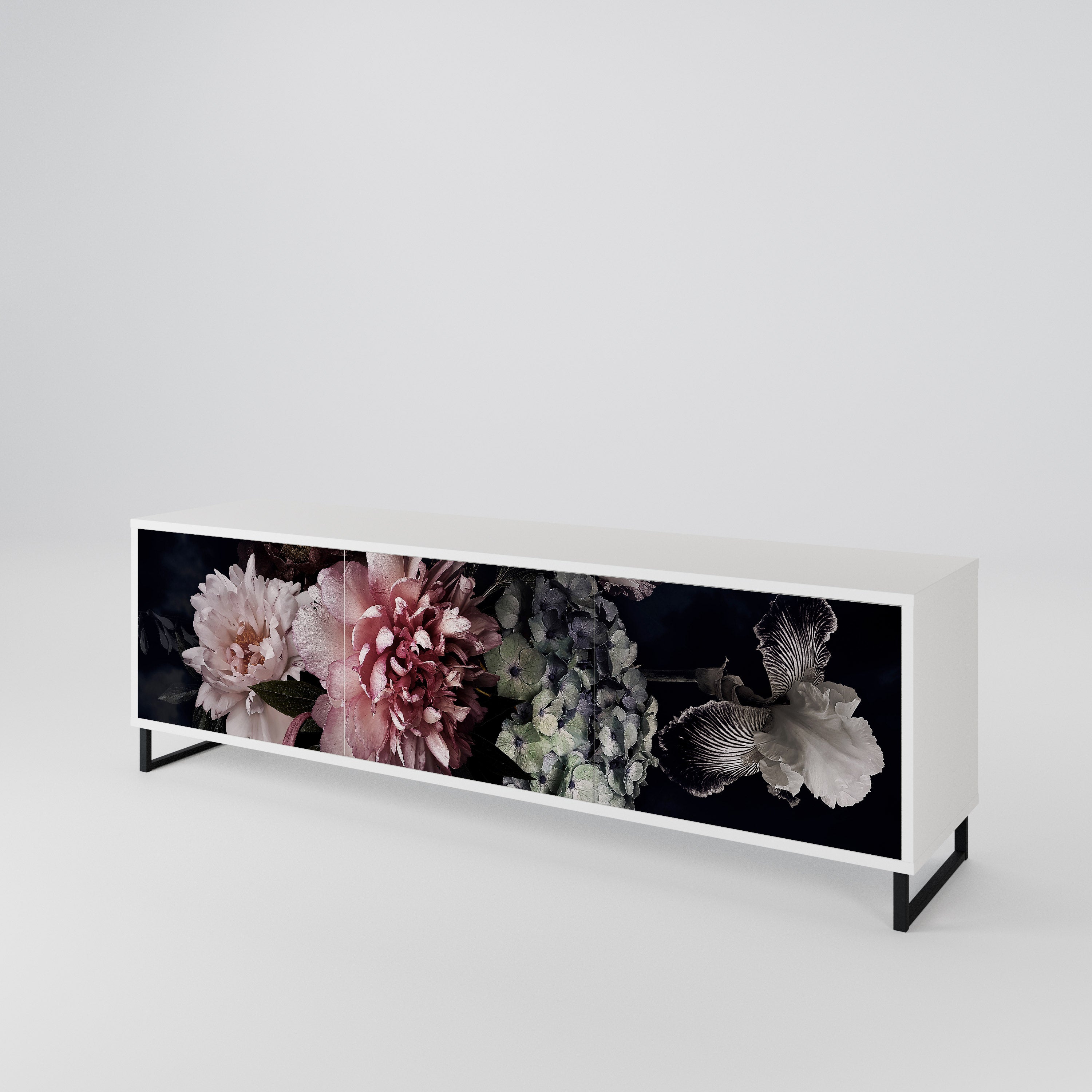 PURE BLOSSOM Έπιπλο τηλεόρασης 3-θυρών