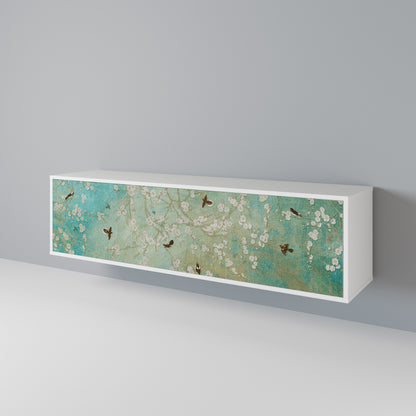 BLOOMING CHARM Mueble de TV de 3 Puertas