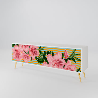 FRAGILE BEAUTY TV-bänk med 3 dörrar