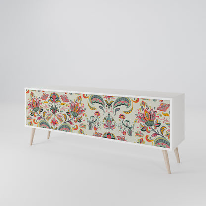 ORGANIC FOLKLORE 3-Door TV Cabinet
