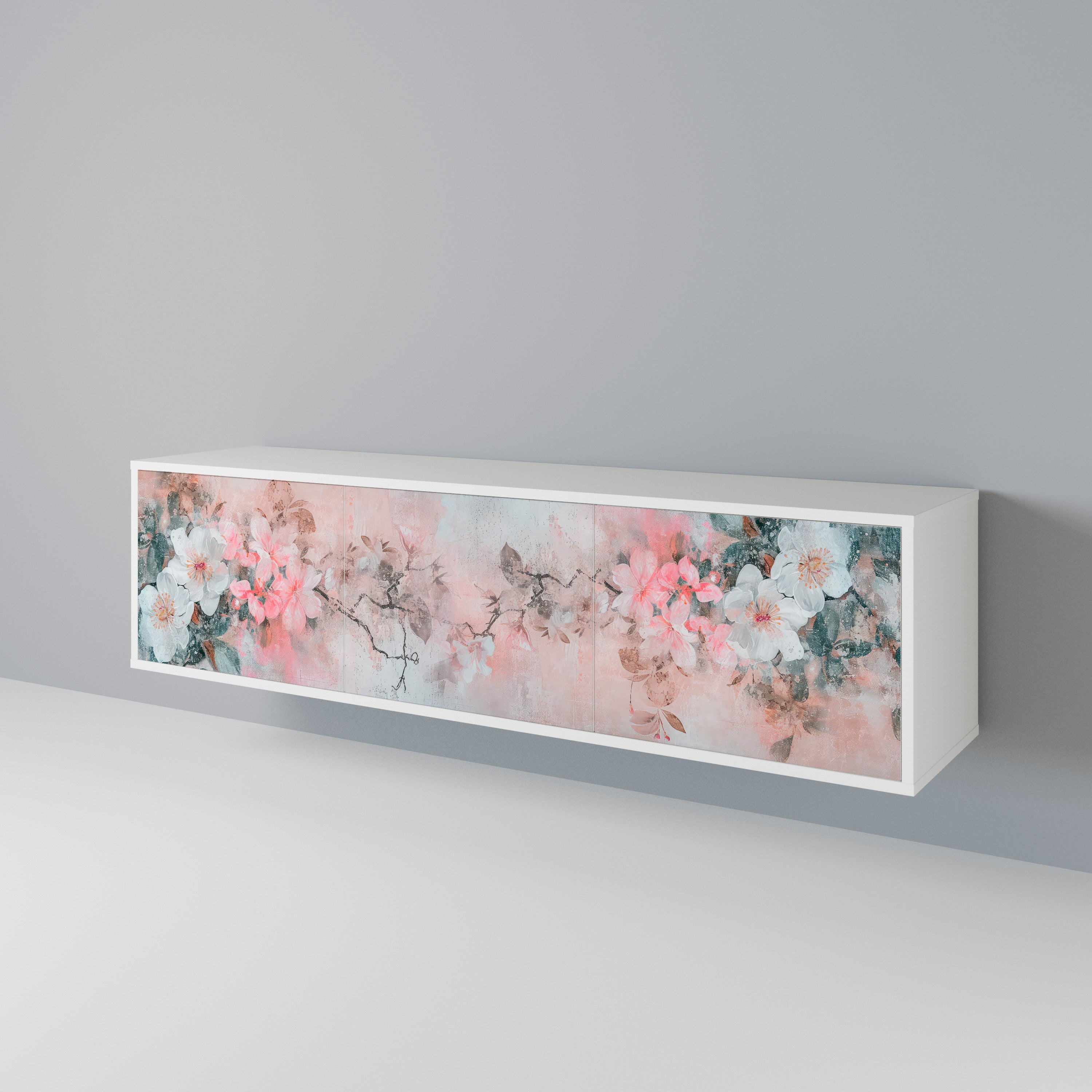 CHERRY BLOSSOM Έπιπλο τηλεόρασης 3-θυρών