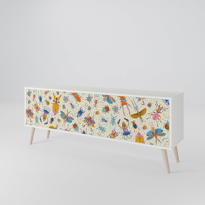 COLORFUL INSECTS Mueble de TV de 3 Puertas