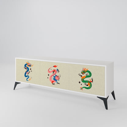 MYTHOLOGICAL CREATURES Mueble de TV de 3 Puertas