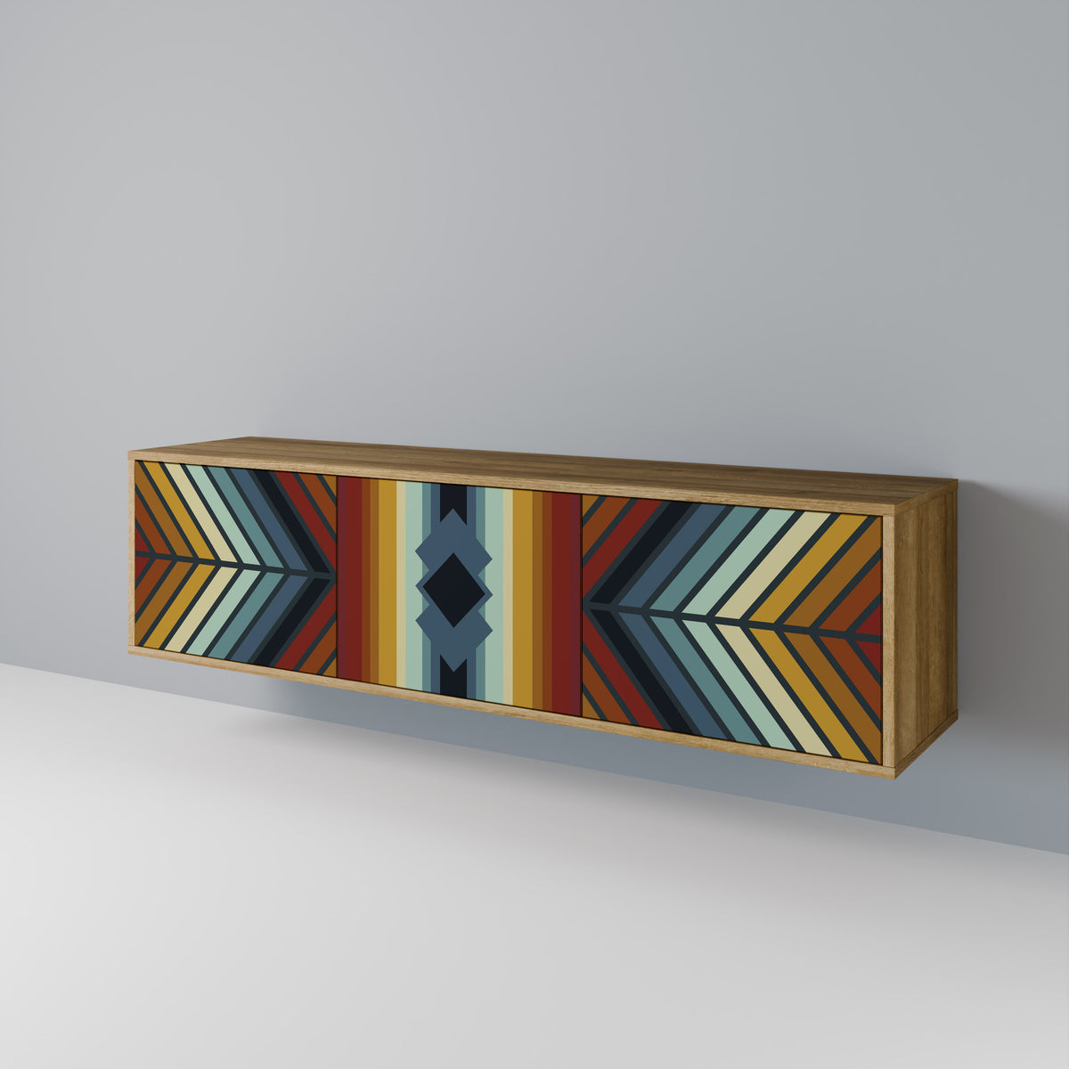 INDIGENOUS ZIGZAG 3-türiges TV-Lowboard