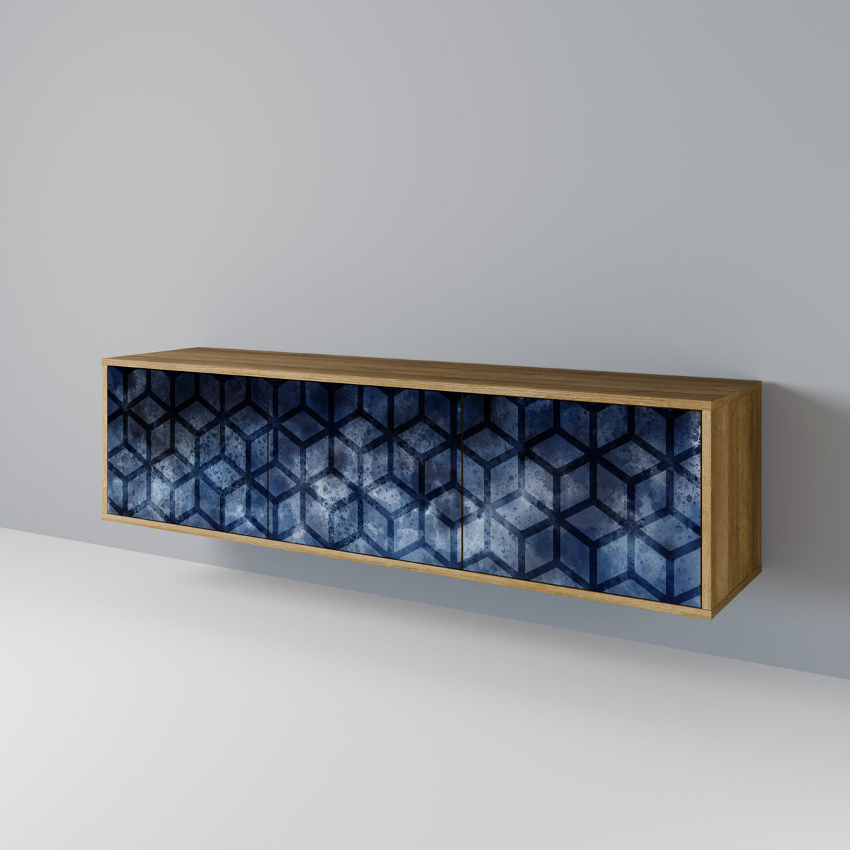 CUBIC MIST Móvel de TV de 3 Portas