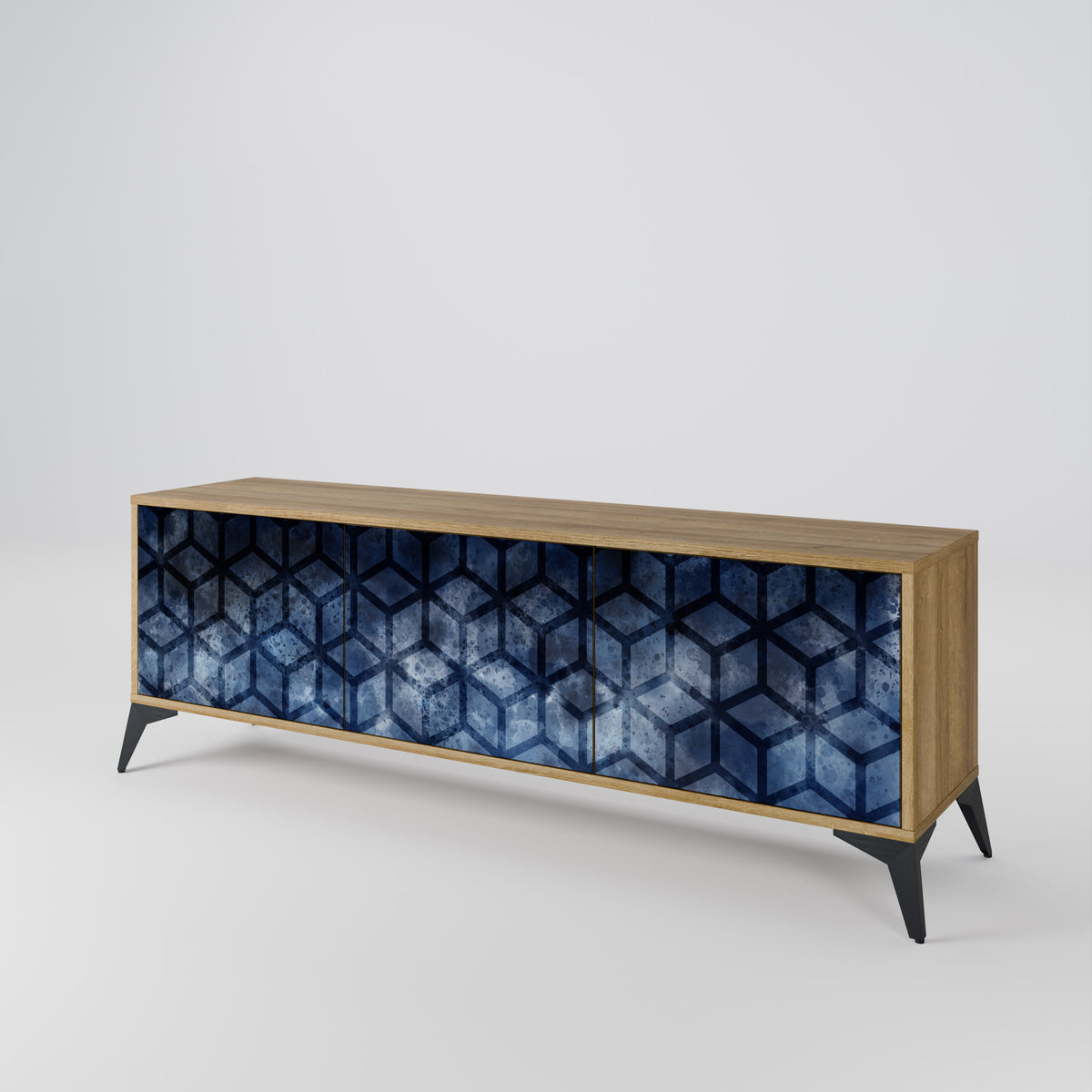 CUBIC MIST Móvel de TV de 3 Portas