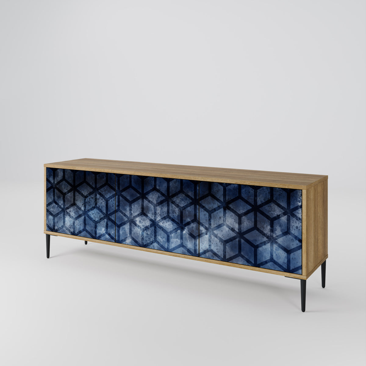 CUBIC MIST Móvel de TV de 3 Portas