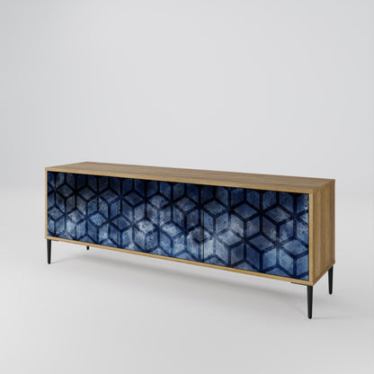 CUBIC MIST Móvel de TV de 3 Portas