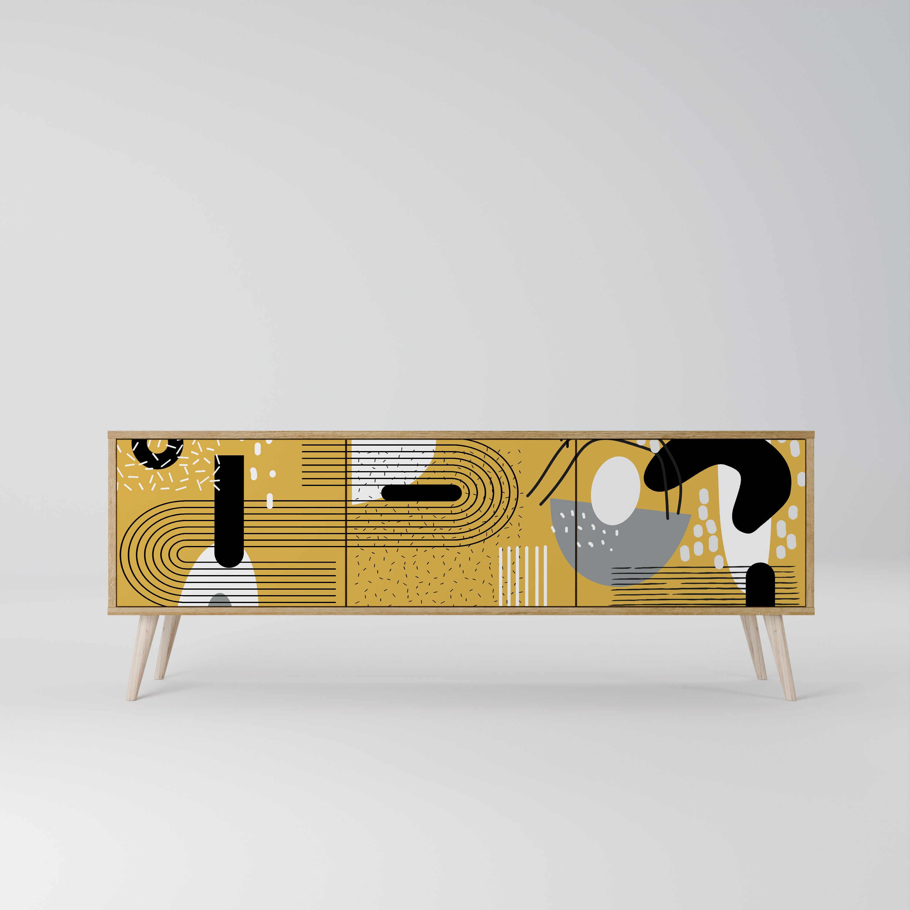 SHAPESHIFT SYMPHONY 3-Door TV Cabinet