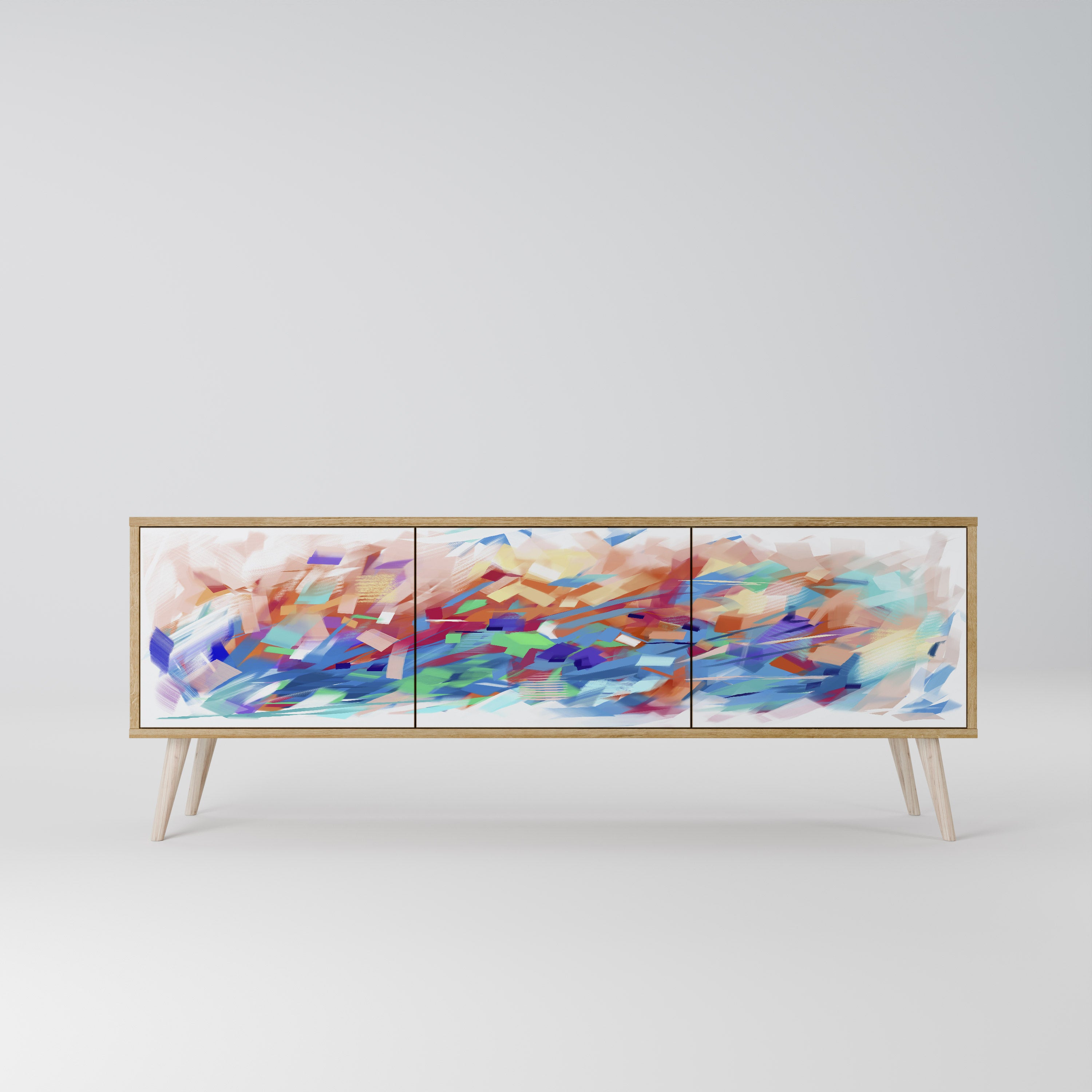 FINESSE MASH-UP 3-Door TV Cabinet