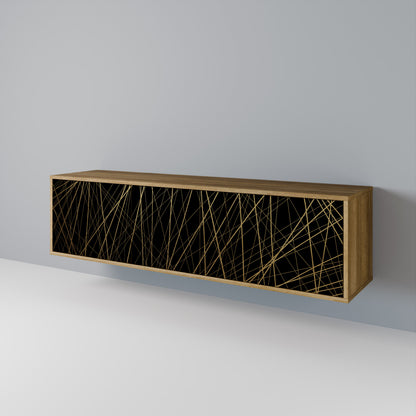 BRIGHT MESH 3-Door TV Cabinet