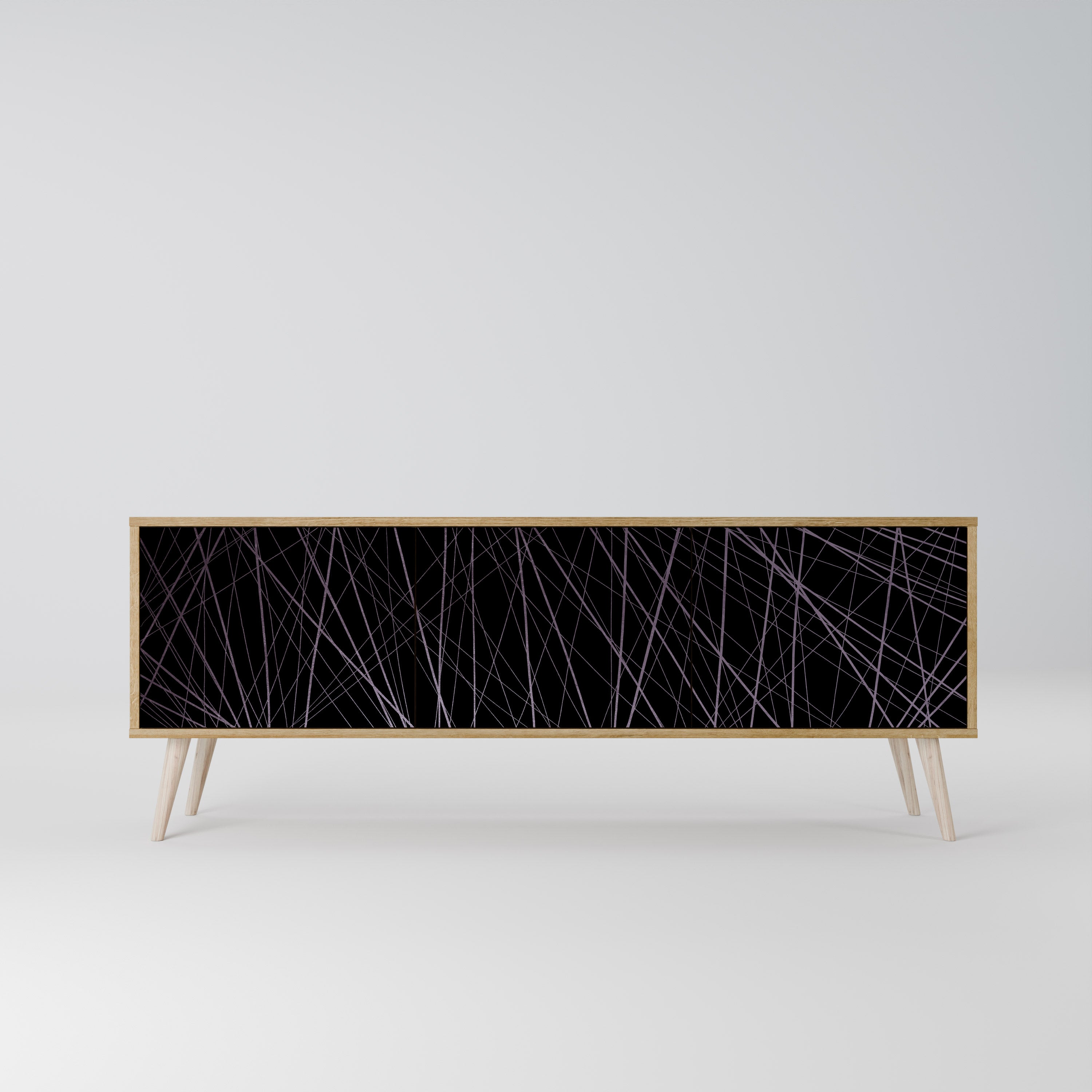 SHIMMER SPIDERGRAM 3-Door TV Cabinet