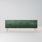 TESSELATED GREENERY TV-bänk med 3 dörrar