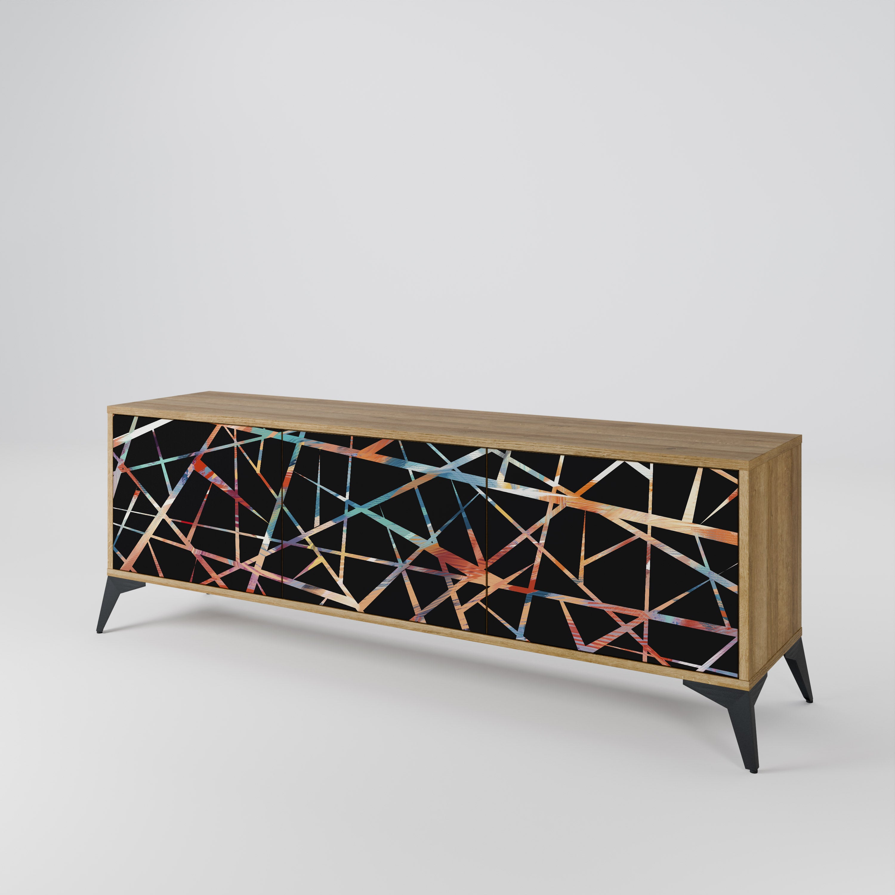 POLYGON VERVE 3-Door TV Cabinet