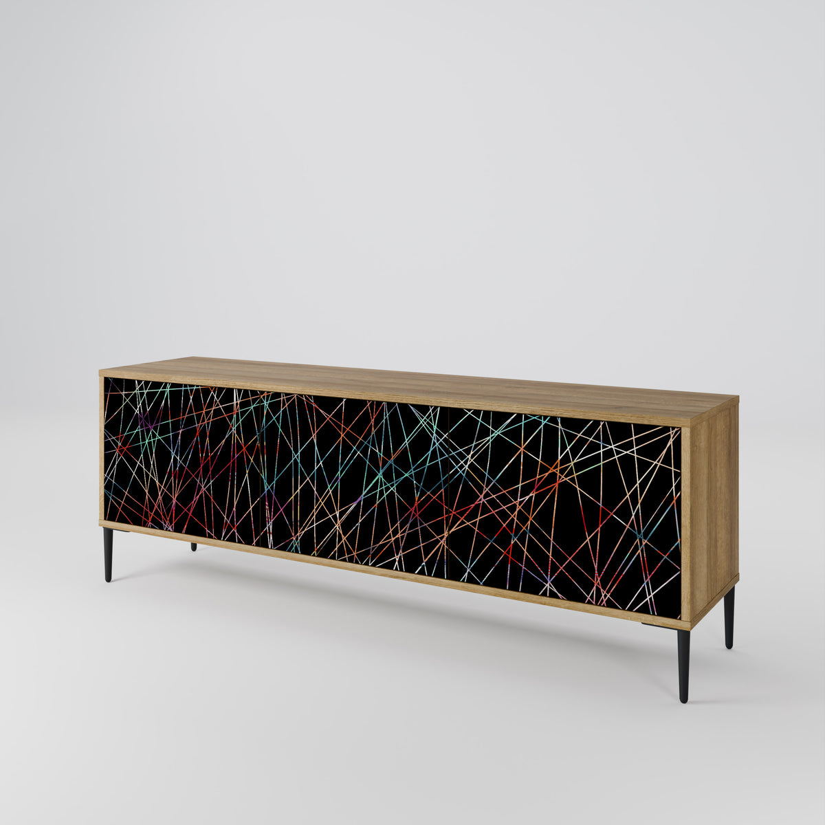 LUMINOUS SNARE 3-Door TV Cabinet