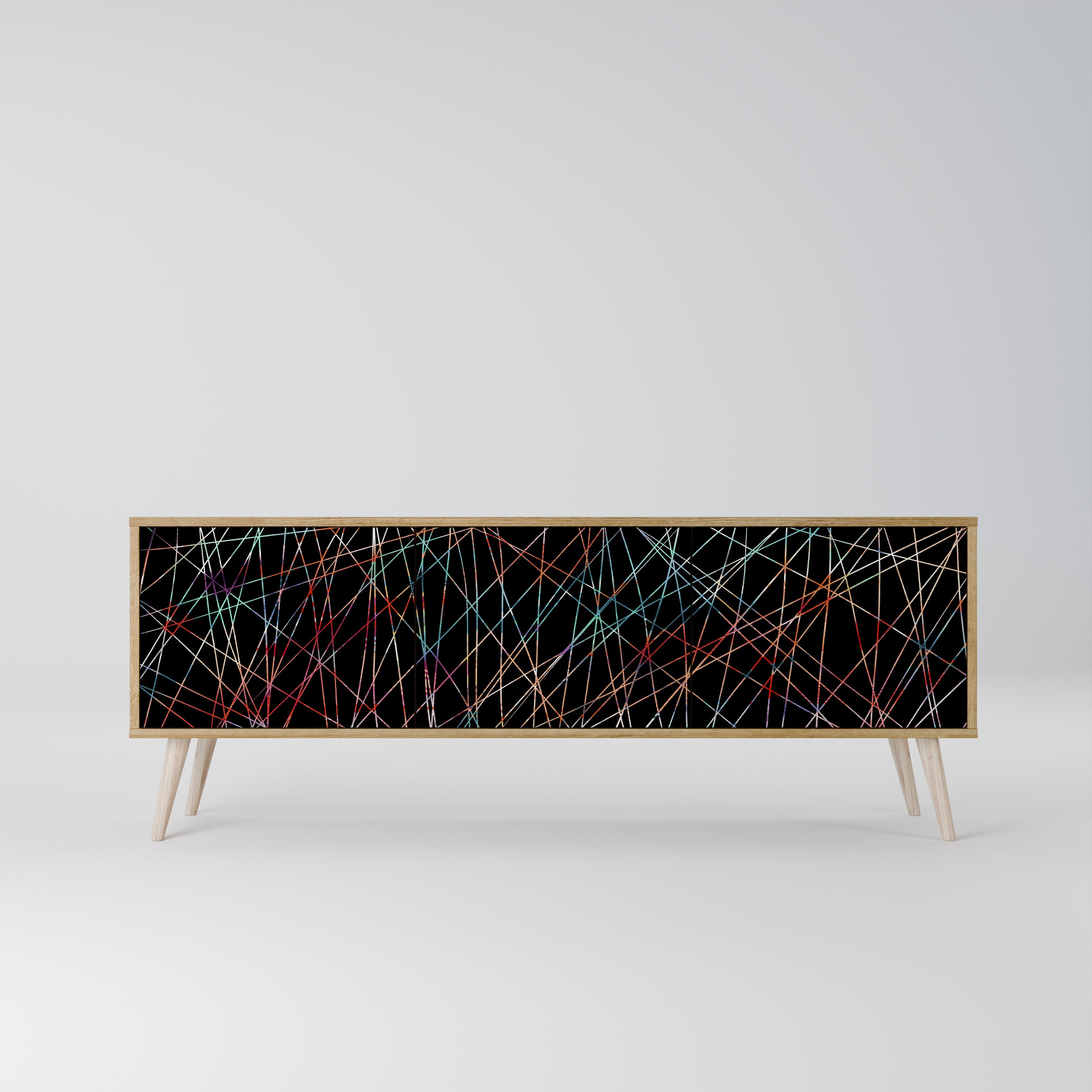LUMINOUS SNARE 3-Door TV Cabinet